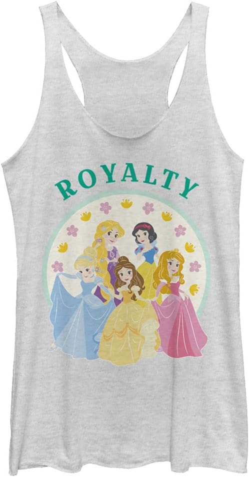 Disney Chibi Princess Royalty Women's Racerback Tank Top