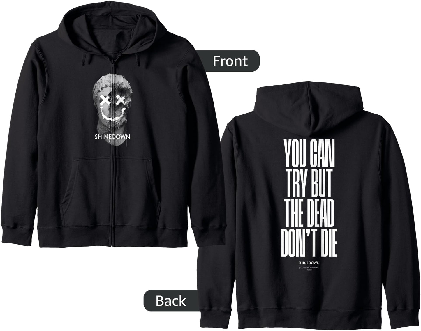 Shinedown X'ed Eyes Zip Hoodie