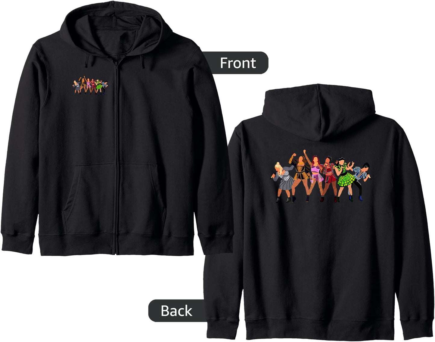 Six Queens Musical Theatre Theater Musicals Zip Hoodie