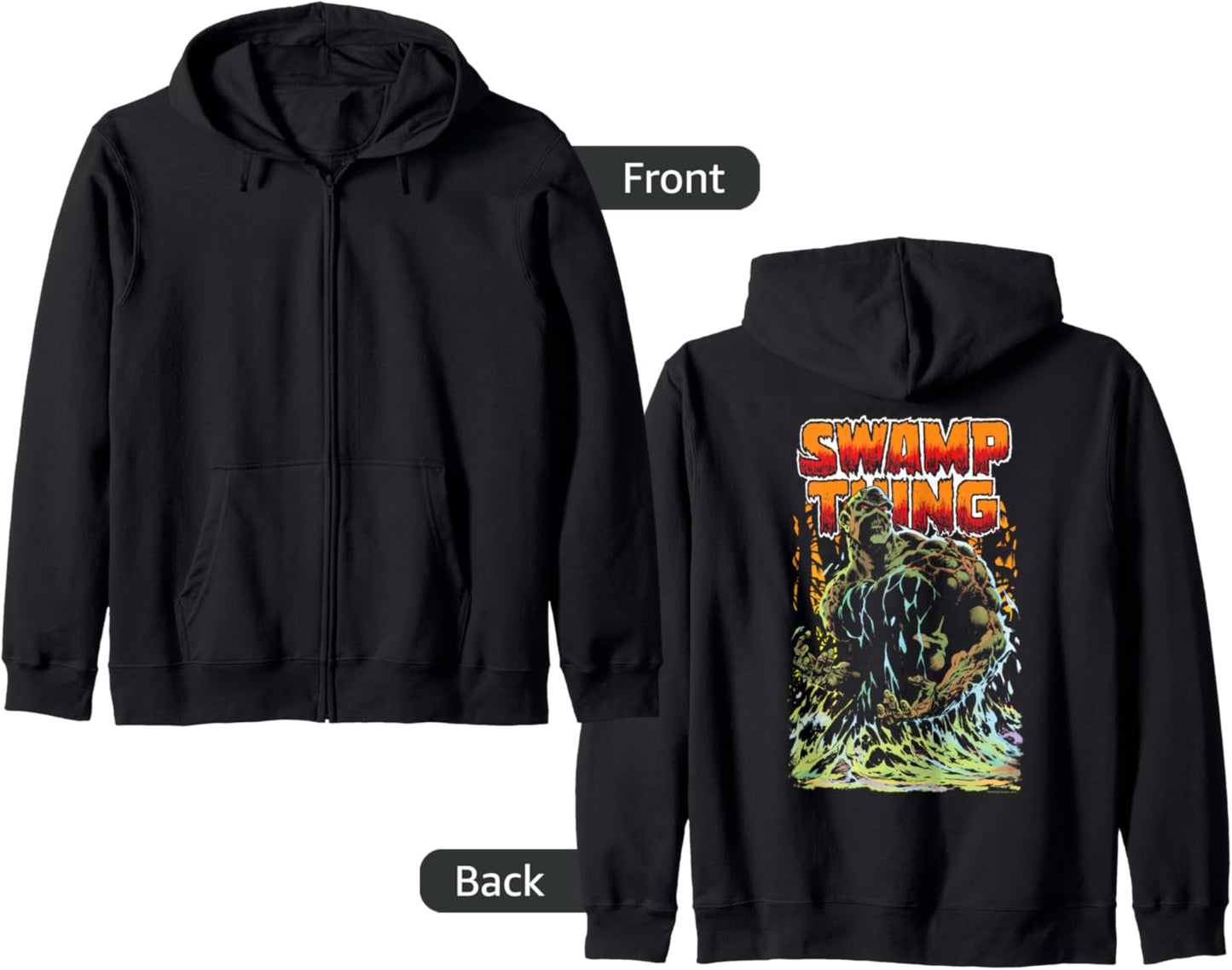 Justice League Swamp Thing Zip Hoodie