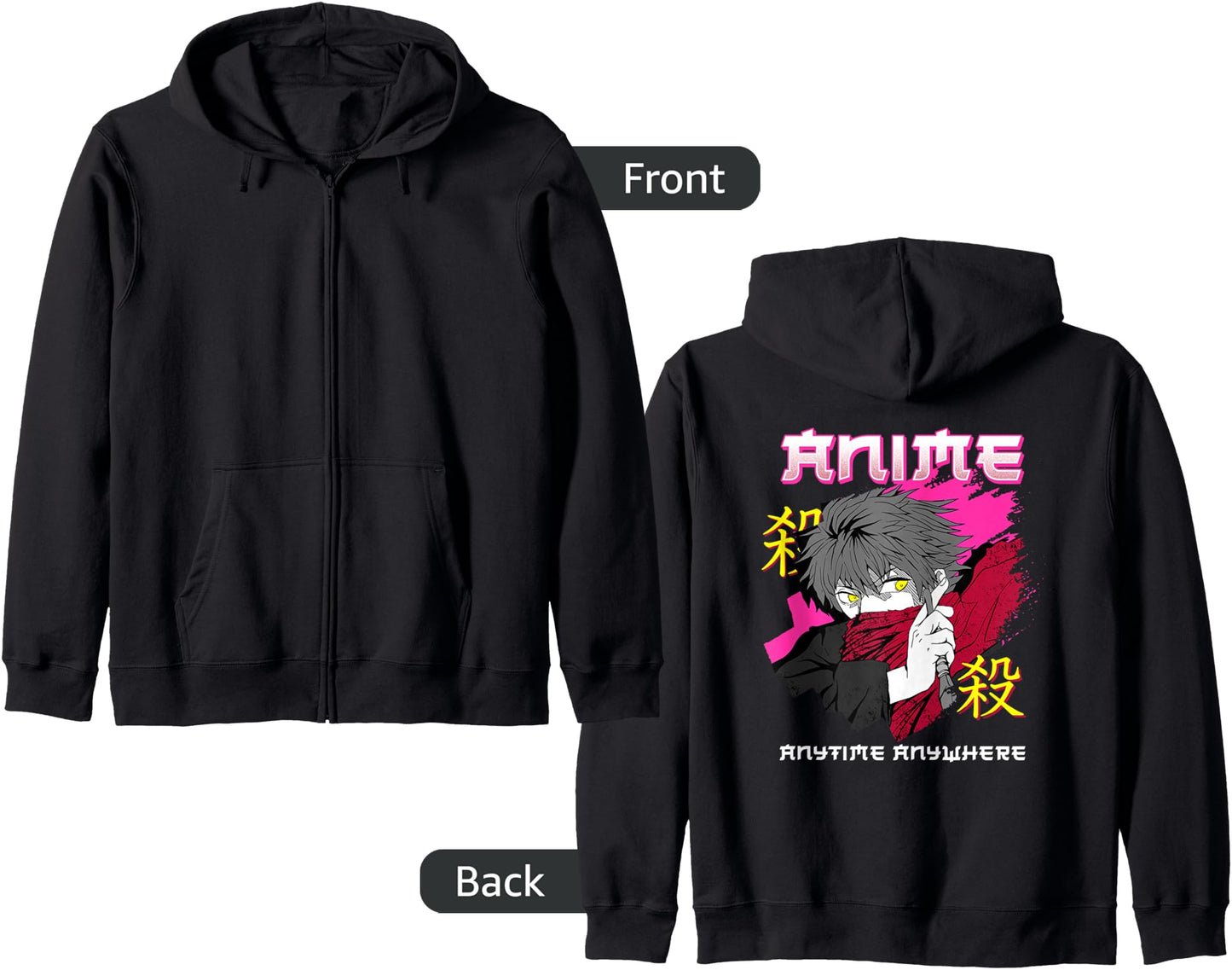Anime Anytime Anywhere I Chibi Kawaii Anime Cosplay Hoodie