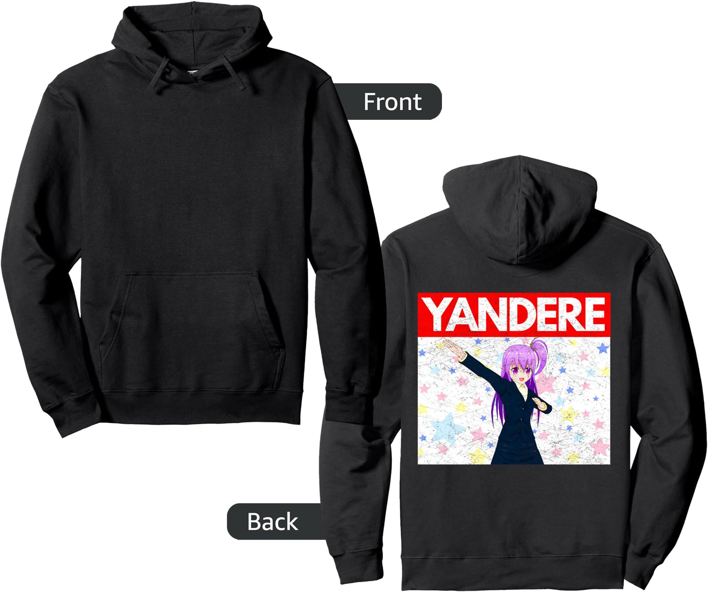 Anime Hoodie - Yandere - Romantically Obsessed And Violent