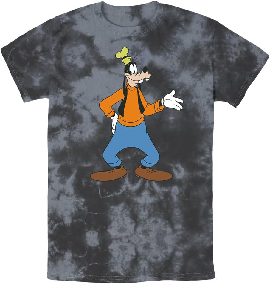 Disney Mens Characters Traditional Goofy Young Men's Short Sleeve Tee ShirtT-Shirt