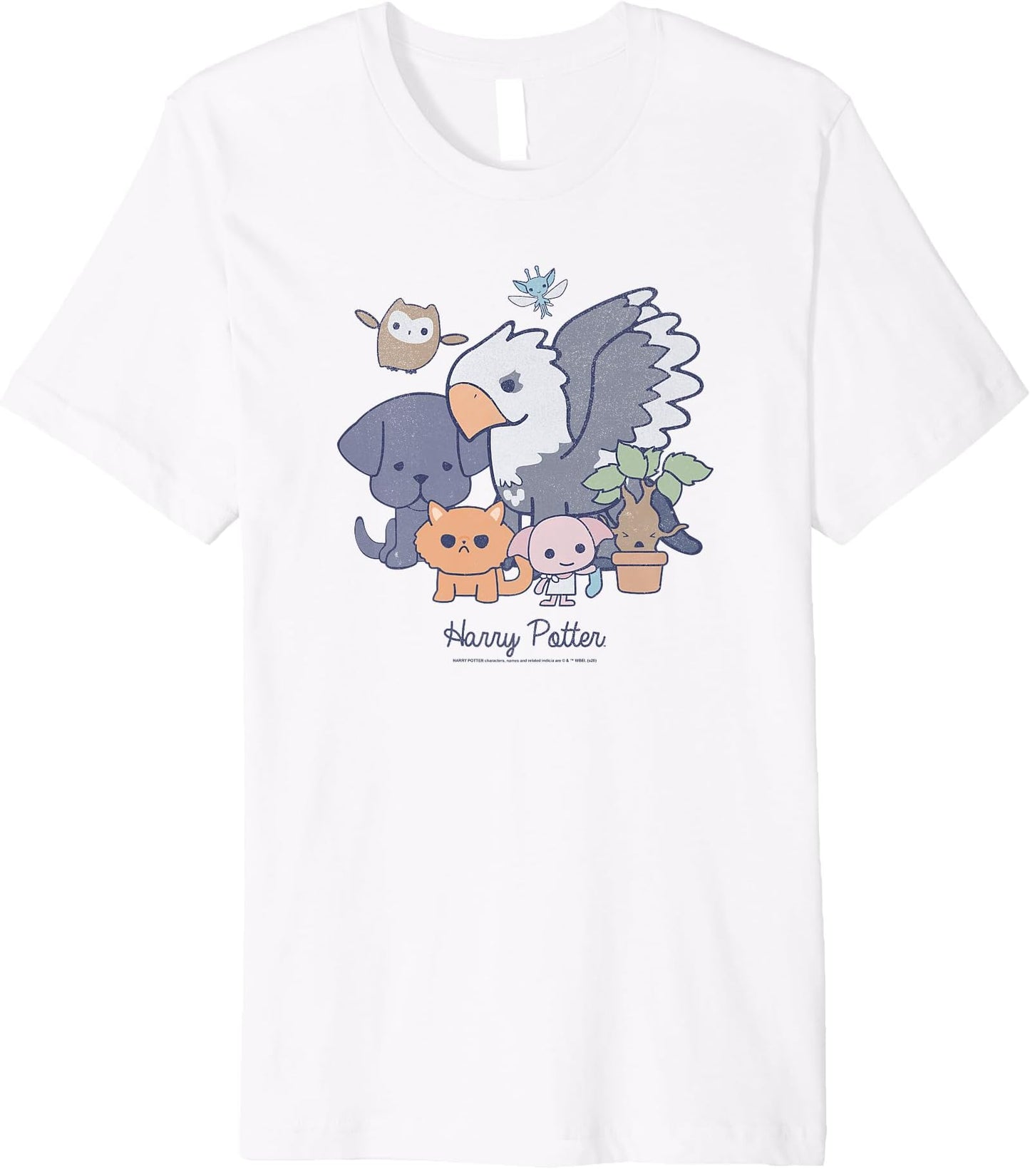 Harry Potter Magical Creatures Chibi Premium T-Shirt