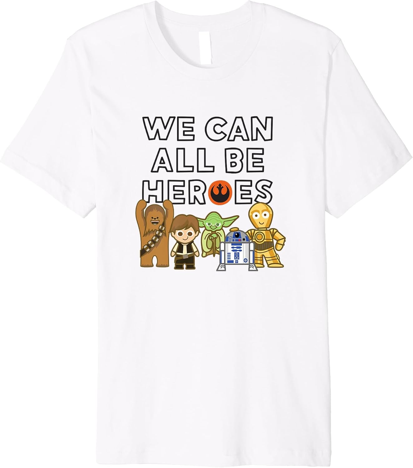 Star Wars Group Shot We Can Be Heroes Cute Rebels Chibi Premium T-Shirt