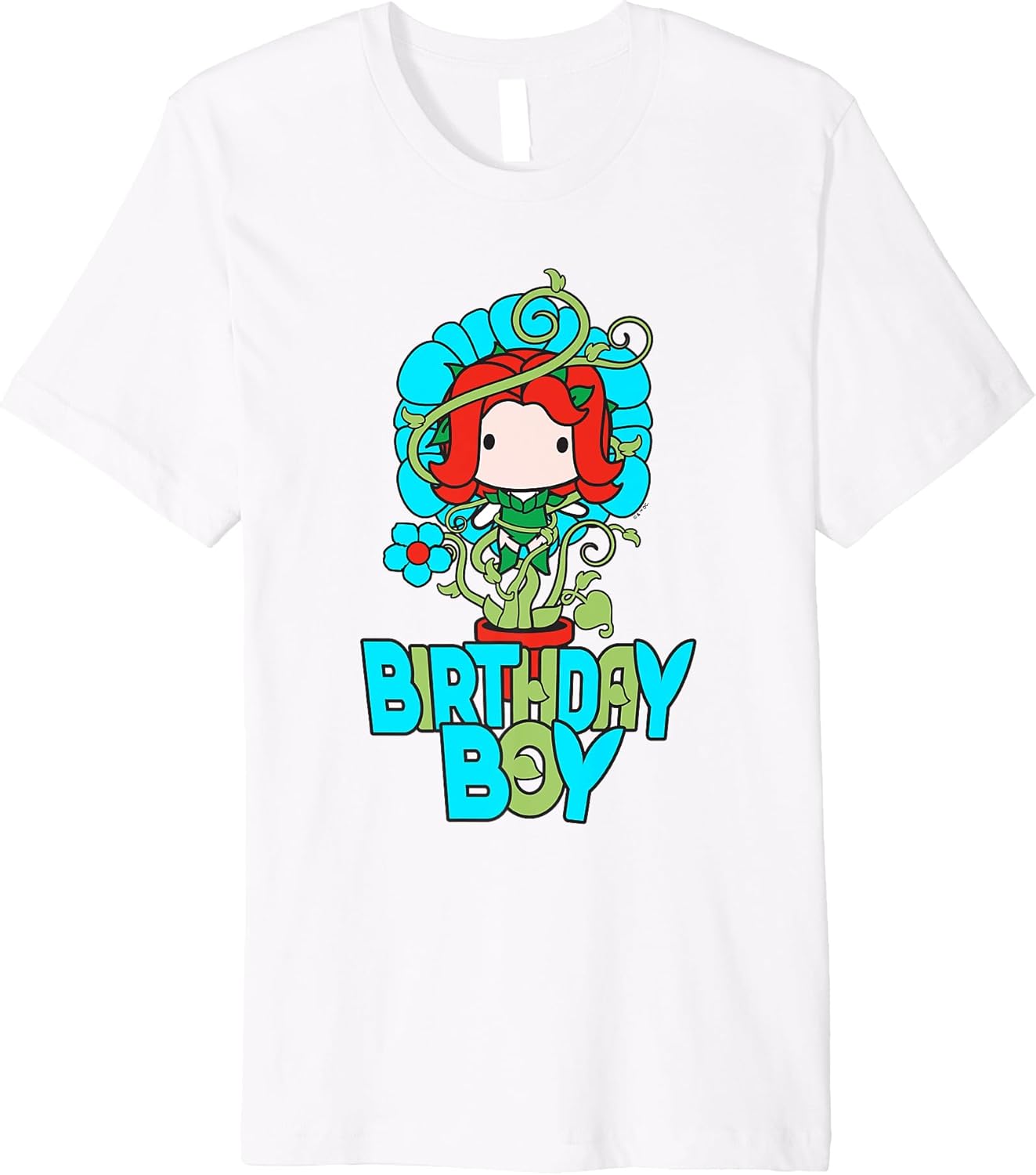 DC Comics Justice League Birthday Boy Chibi Poison Ivy Premium T-Shirt