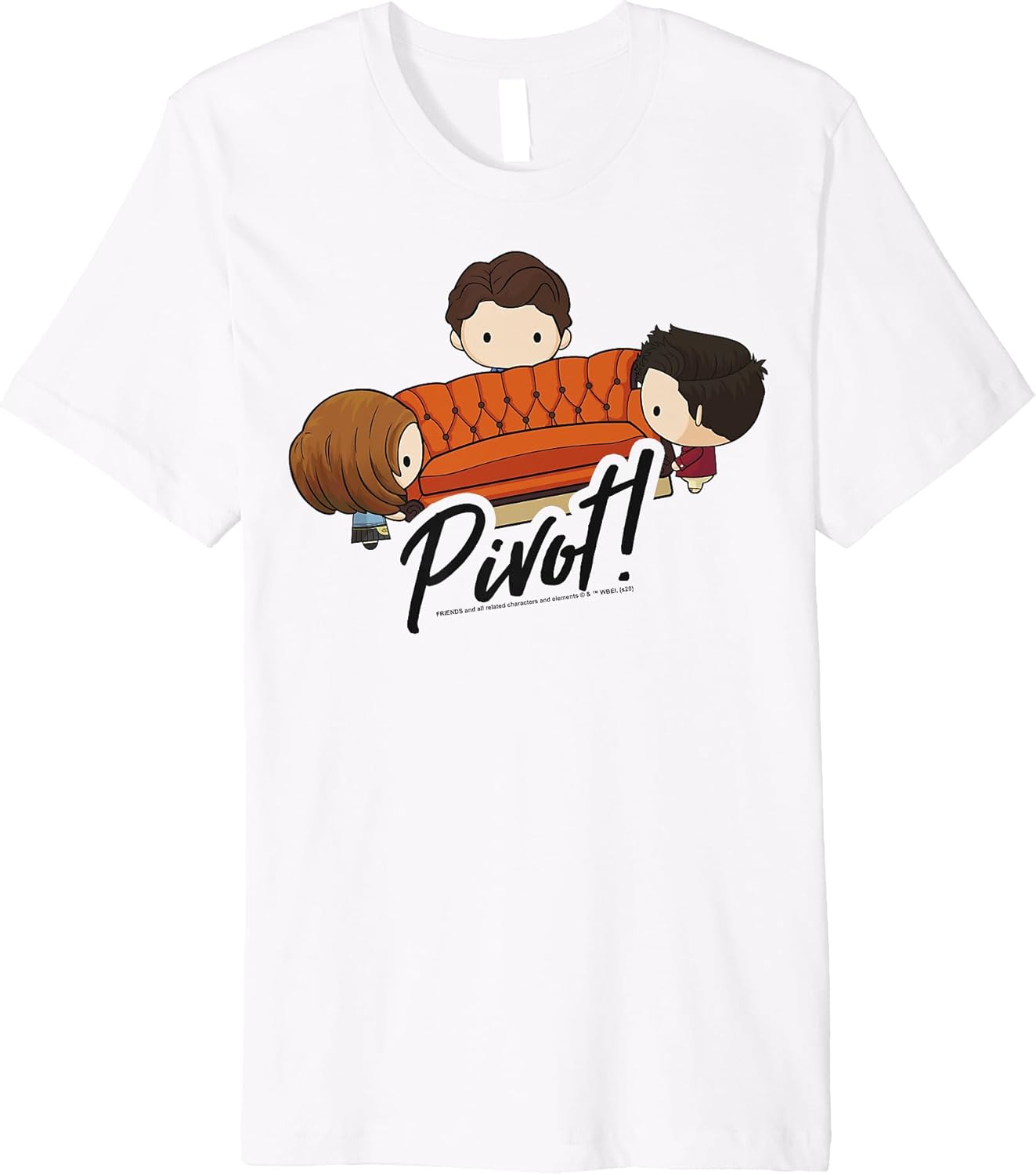 Friends Chibi Pivot Premium T-Shirt