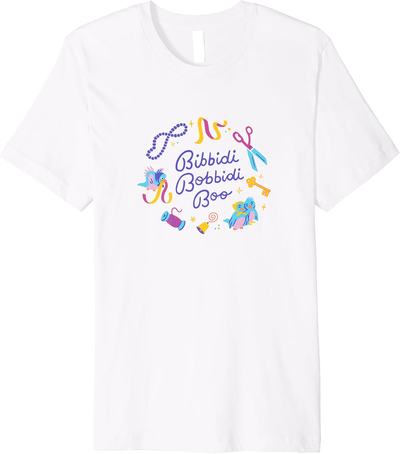 Disney Cinderella Bibbidi Bobbidi Boo Chibi Icons Premium T-Shirt