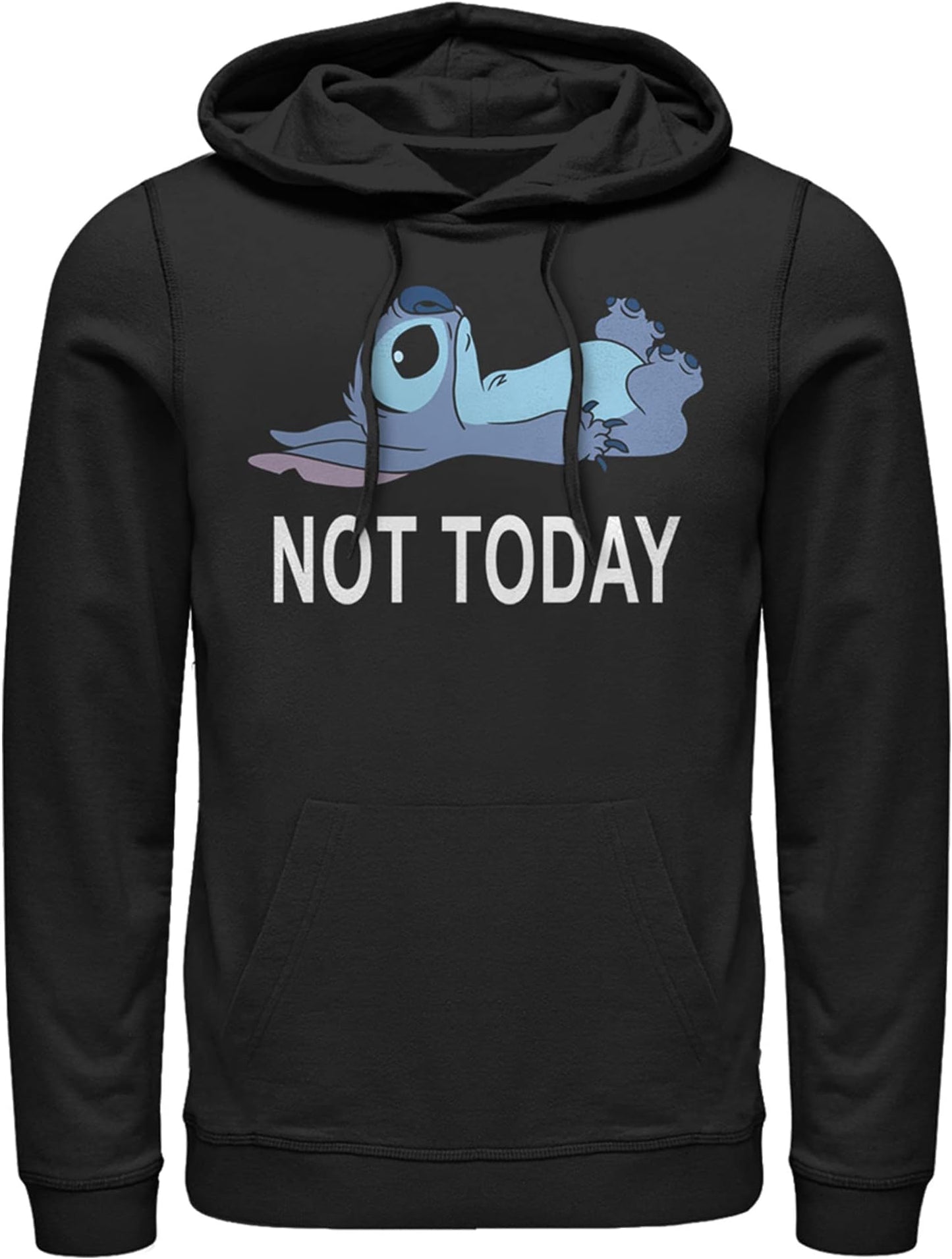 Disney mens Lilo & Stitch Not Today Mens Pullover Hoodie