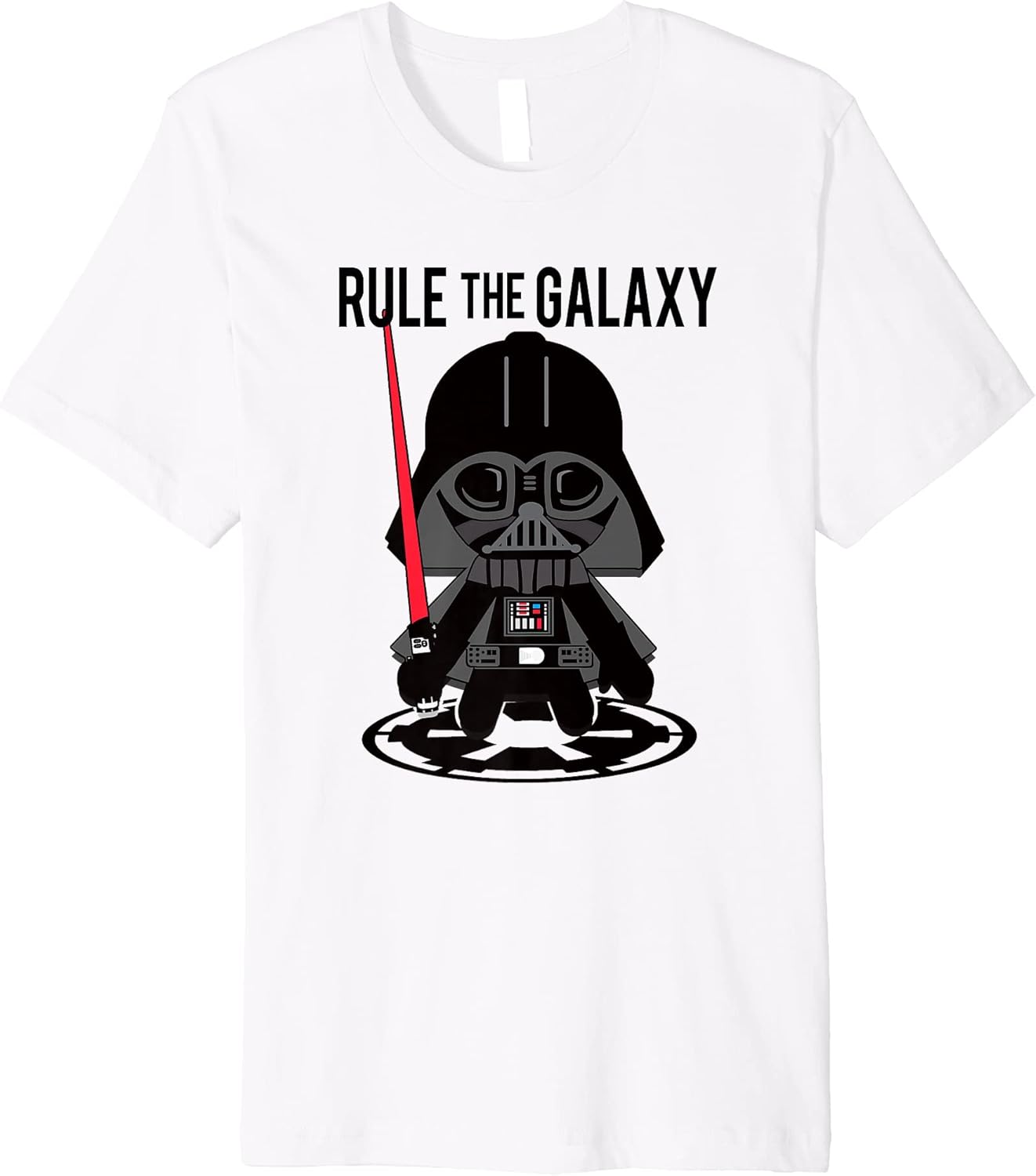 Star Wars Darth Vader Rule The Galaxy Cute Chibi Style Premium T-Shirt