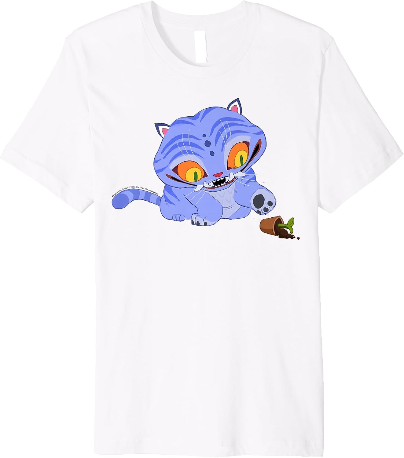 Halloween Derpy Playing with Plant Vase Premium T-Shirt