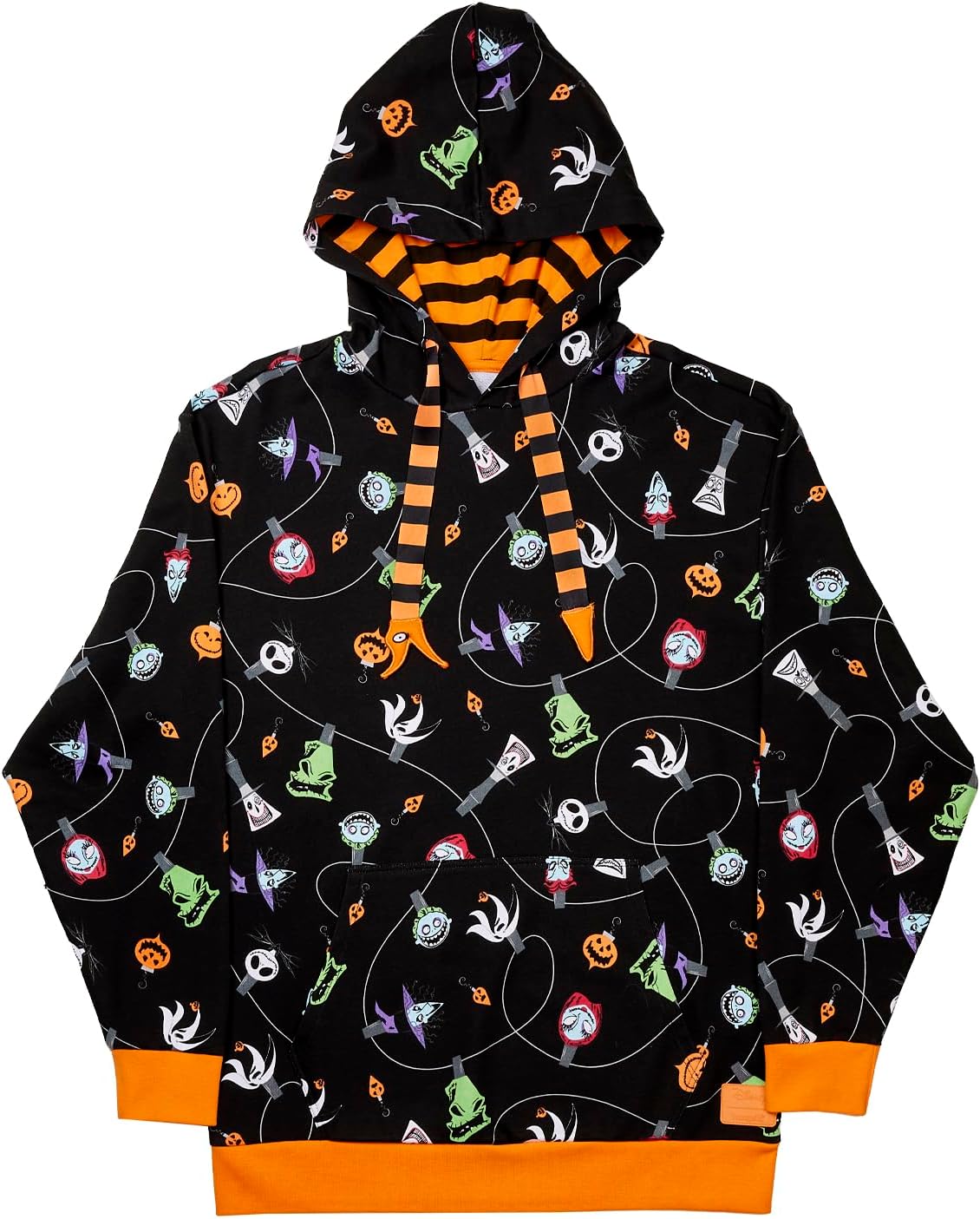 Loungefly Nightmare Before Christmas Ornaments Hoodie, Unisex