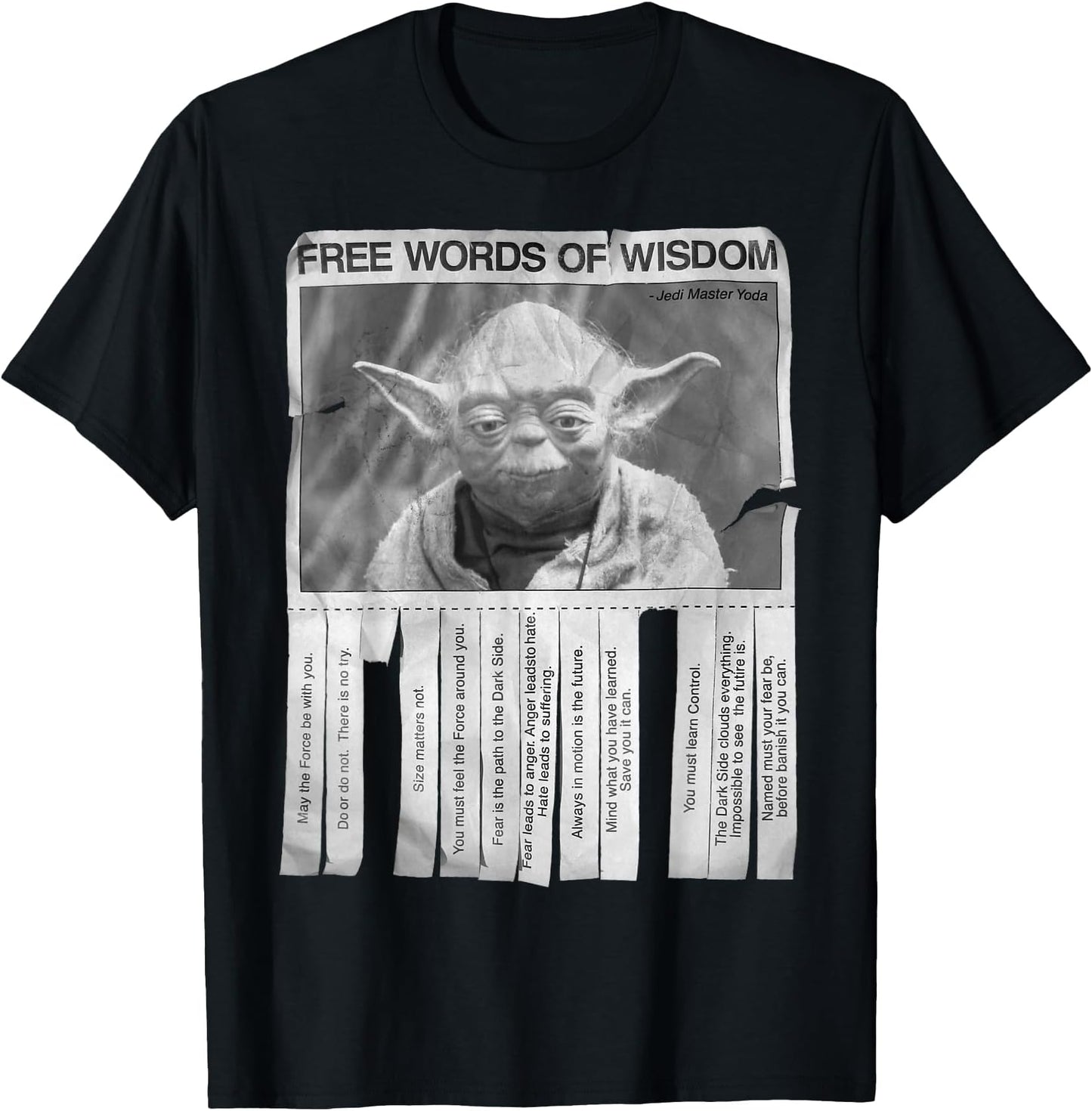 Star Wars Yoda Poster Words Of Wisdom Graphic