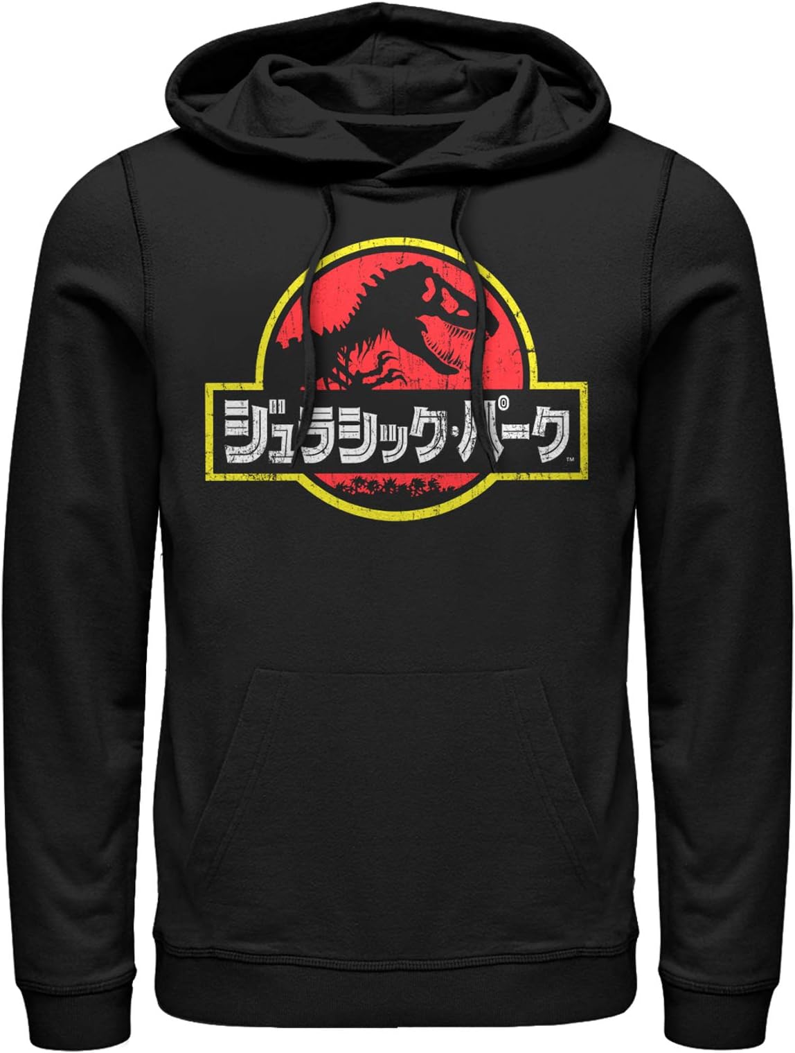 Fifth Sun Jurassic Park Logo Japanese Mens Pullover Hoodie