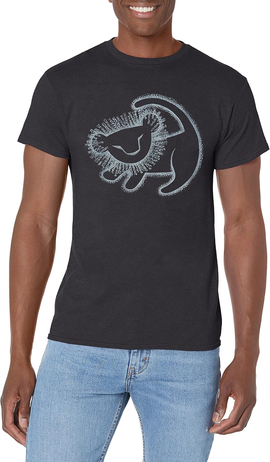 Disney Lion King Simba Cave Paintint Graphic T-Shirt Shirt