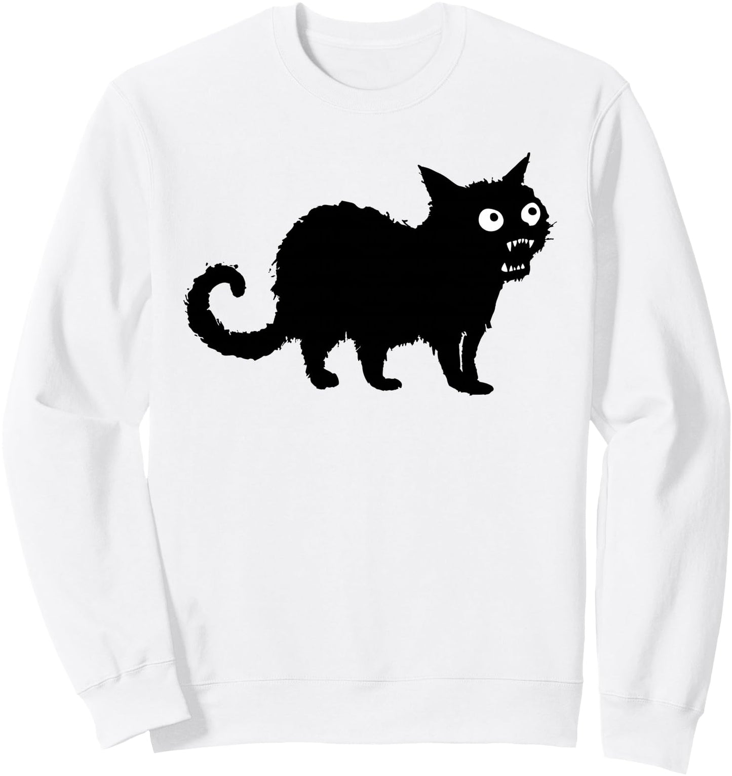 Funny Horrible Japanese Cat Sweatshirt