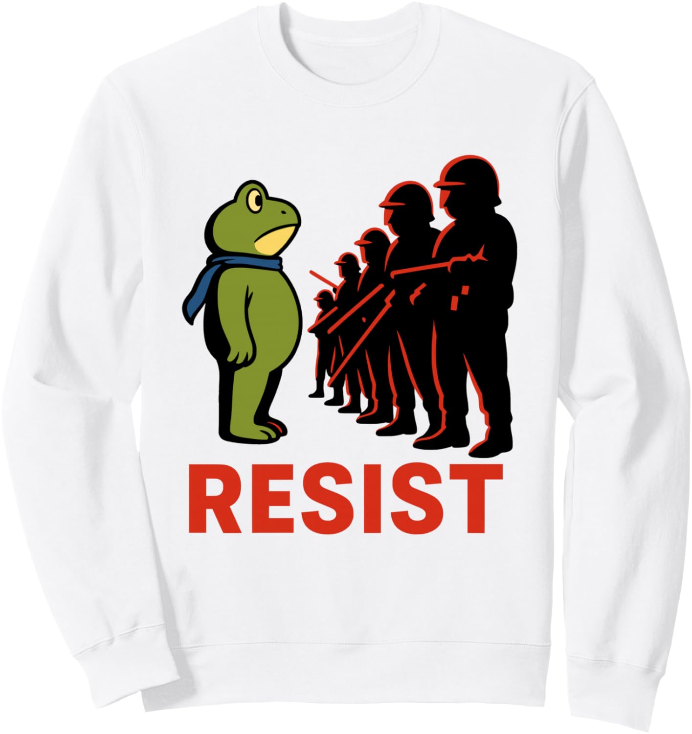 Vintage Portland 2025 Resist Portland Frog Protest Men Women Sweatshirt