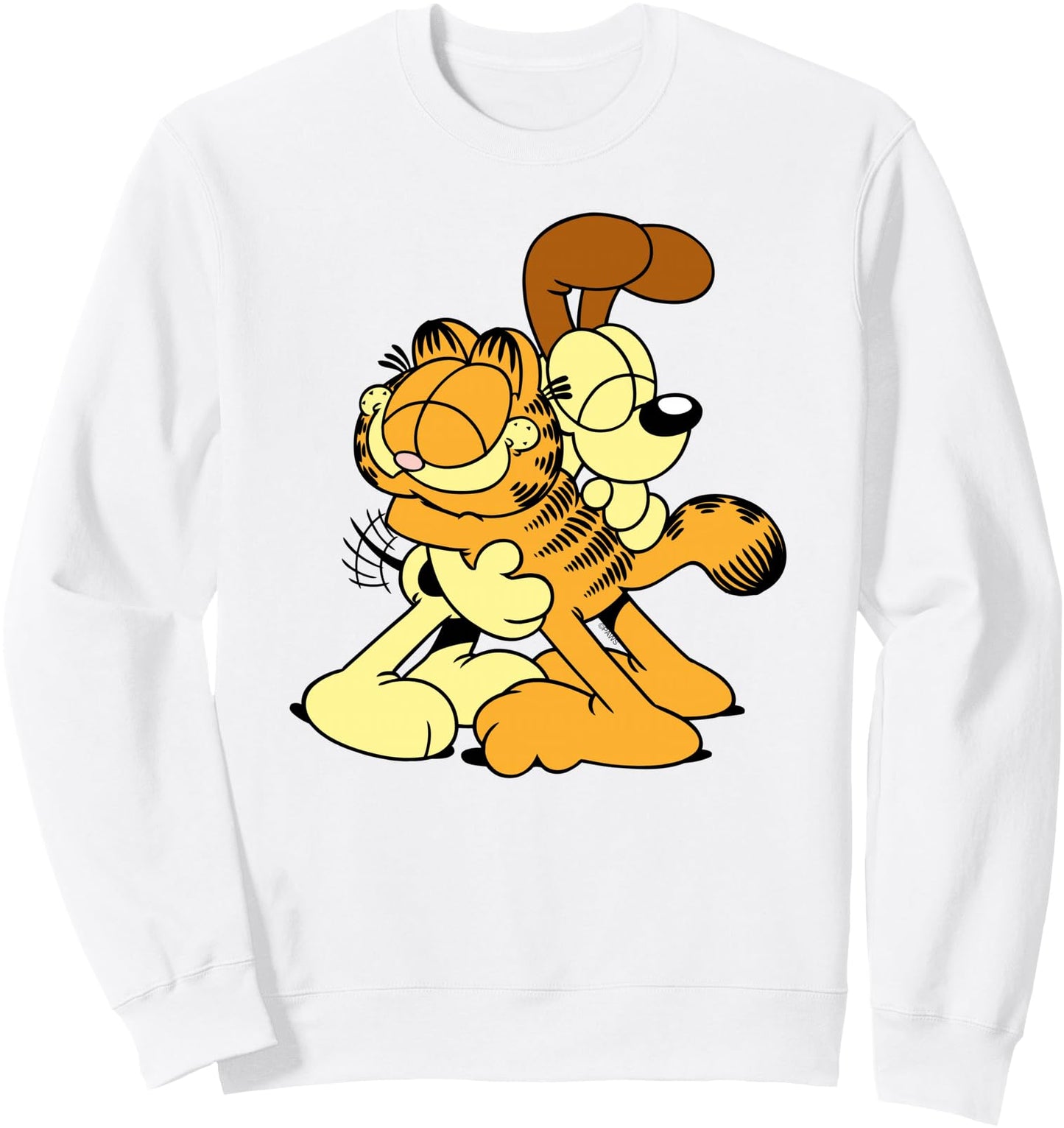 Garfield & Odie Hugging Cute Cartoon Cat and Dog Sweatshirt