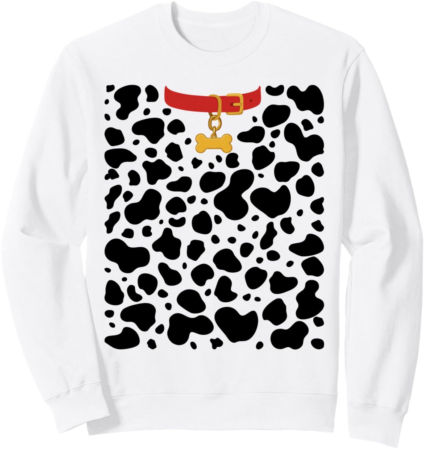 Dalmatian Dog Costume Shirt Adult Kids Dalmatian Costume Sweatshirt