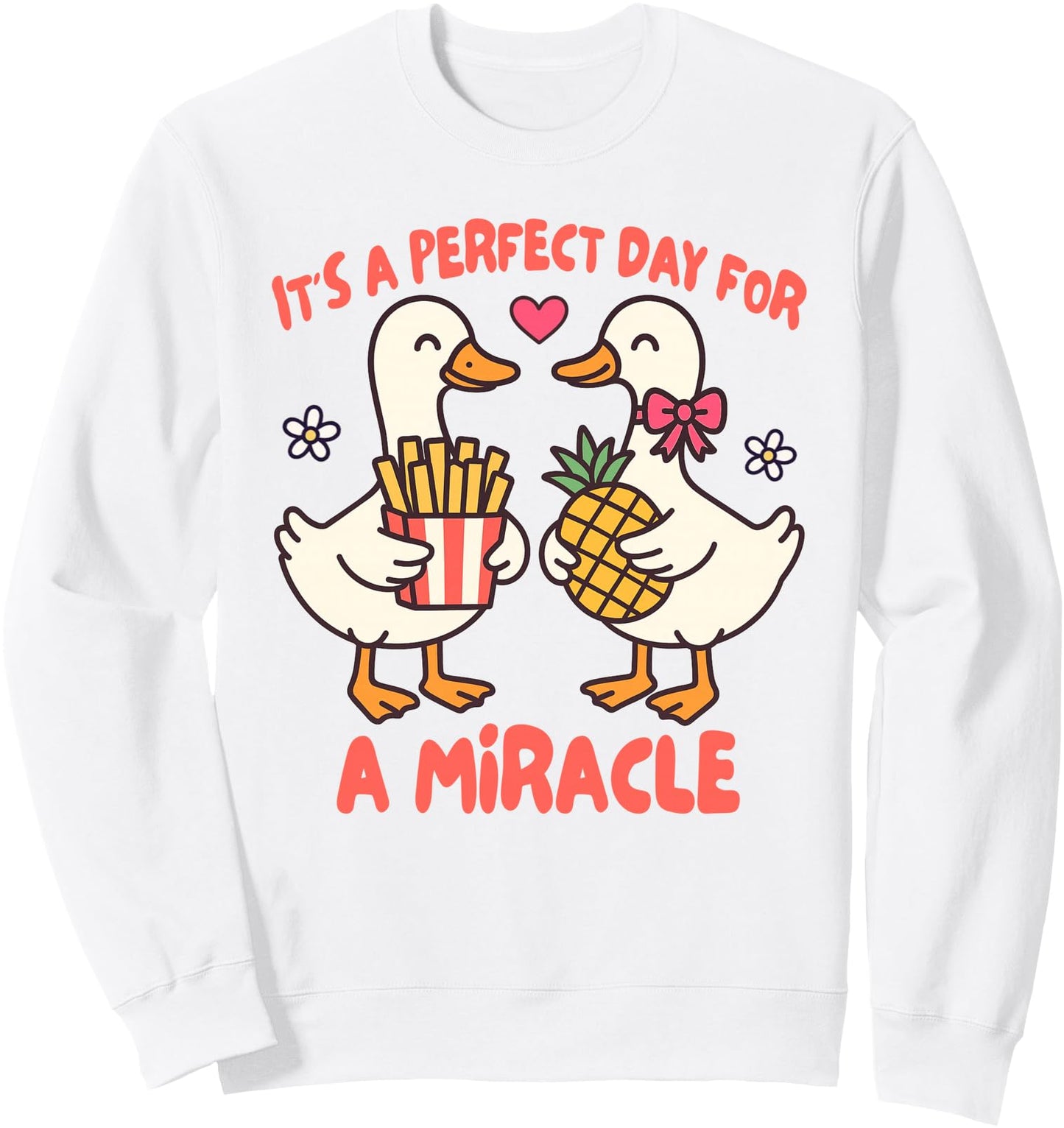 IVF Mom Dad Embryo Transfer Day It's A Day For A Miracle Sweatshirt