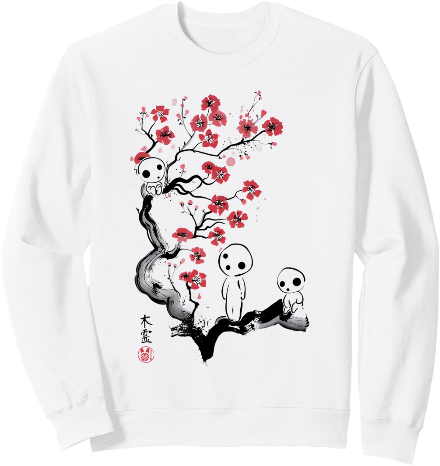 Kodama Japanese Ghosts Japan Fairy Tale Sweatshirt