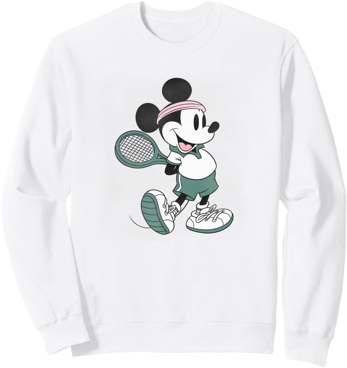 Disney Mickey And Friends Vintage Tennis Player Mickey Sweatshirt