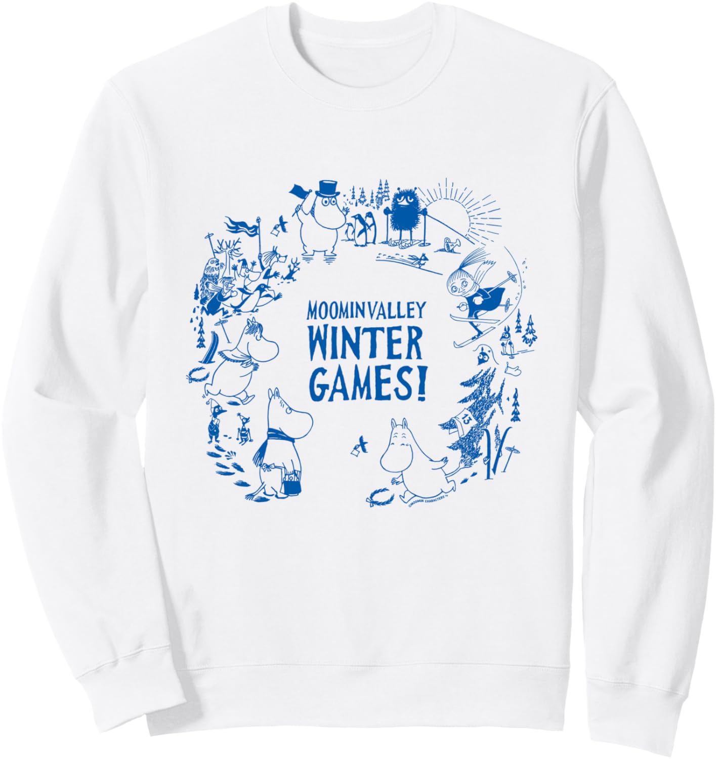 Moominvalley Winter Games! Moomintroll Running Sweatshirt
