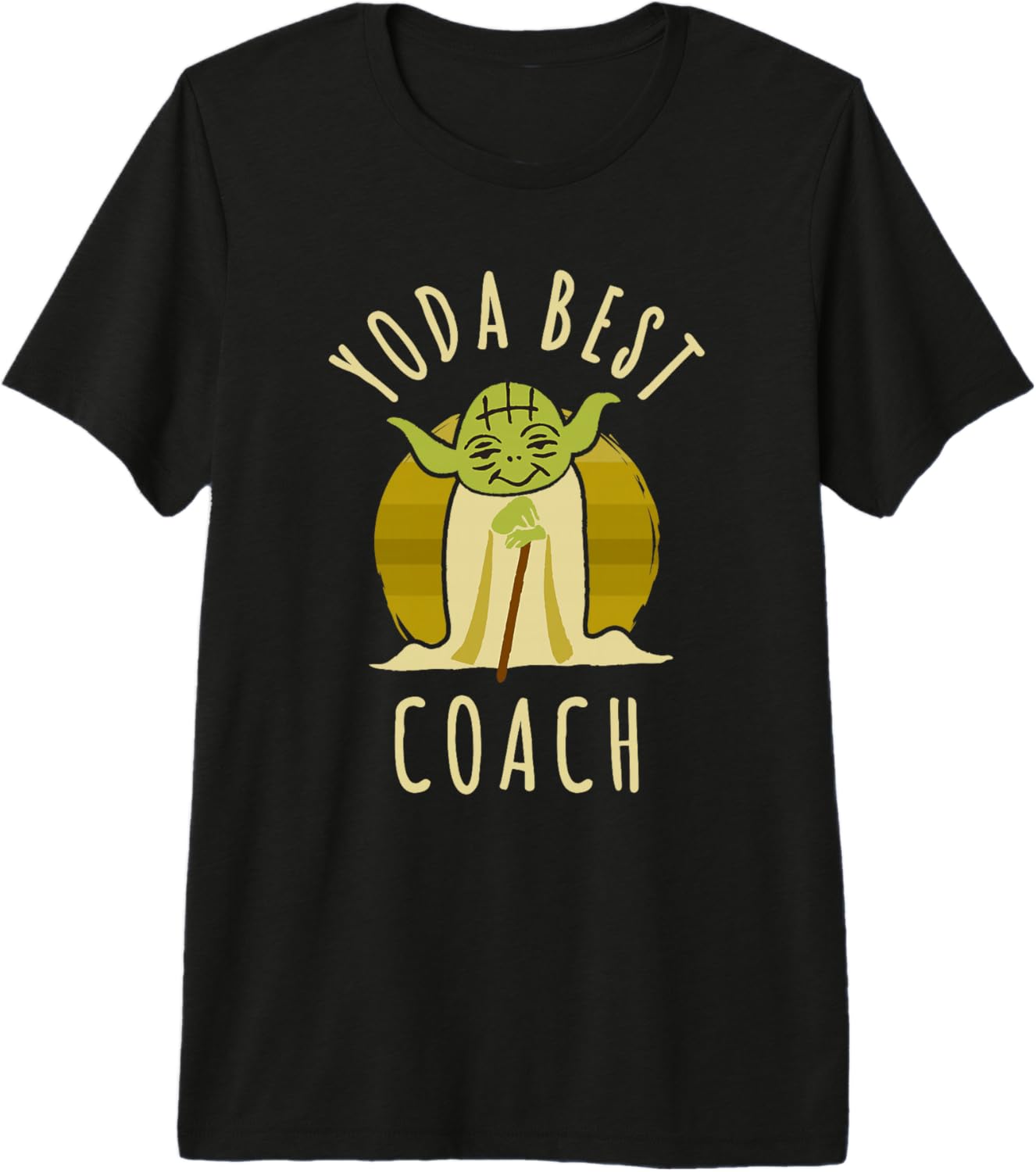 Star Wars Classic Yoda Best Coach Jedi Vintage Chibi Yoda Premium Tri-blend