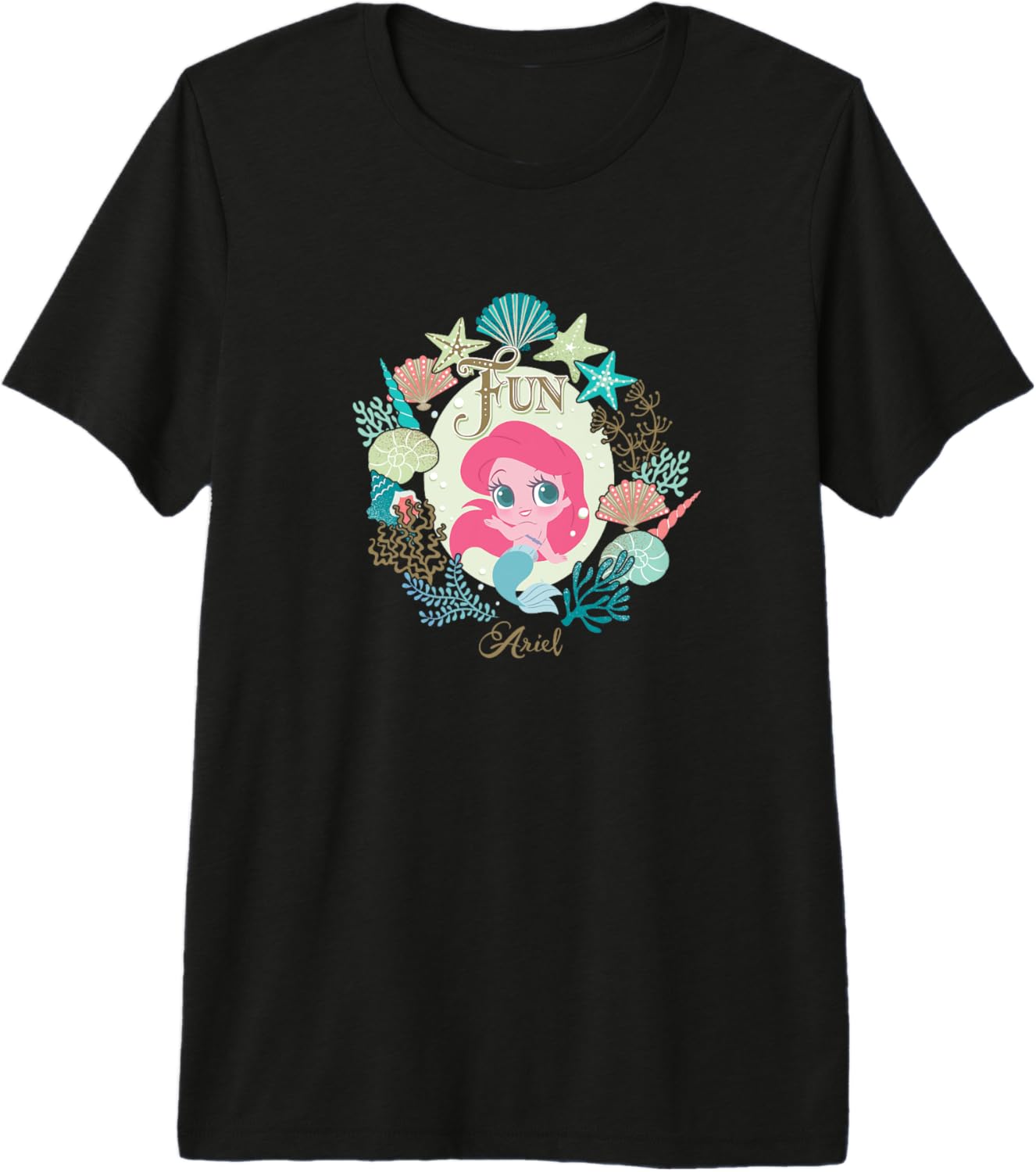 Disney The Little Mermaid Classic Fun Shell Chibi Portrait Premium