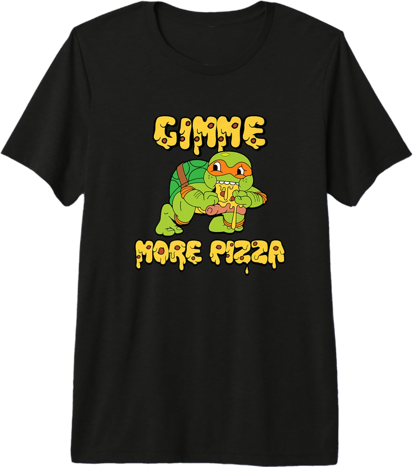 Teenage Mutant Ninja Turtles Mikey Gimme More Pizza Chibi Premium