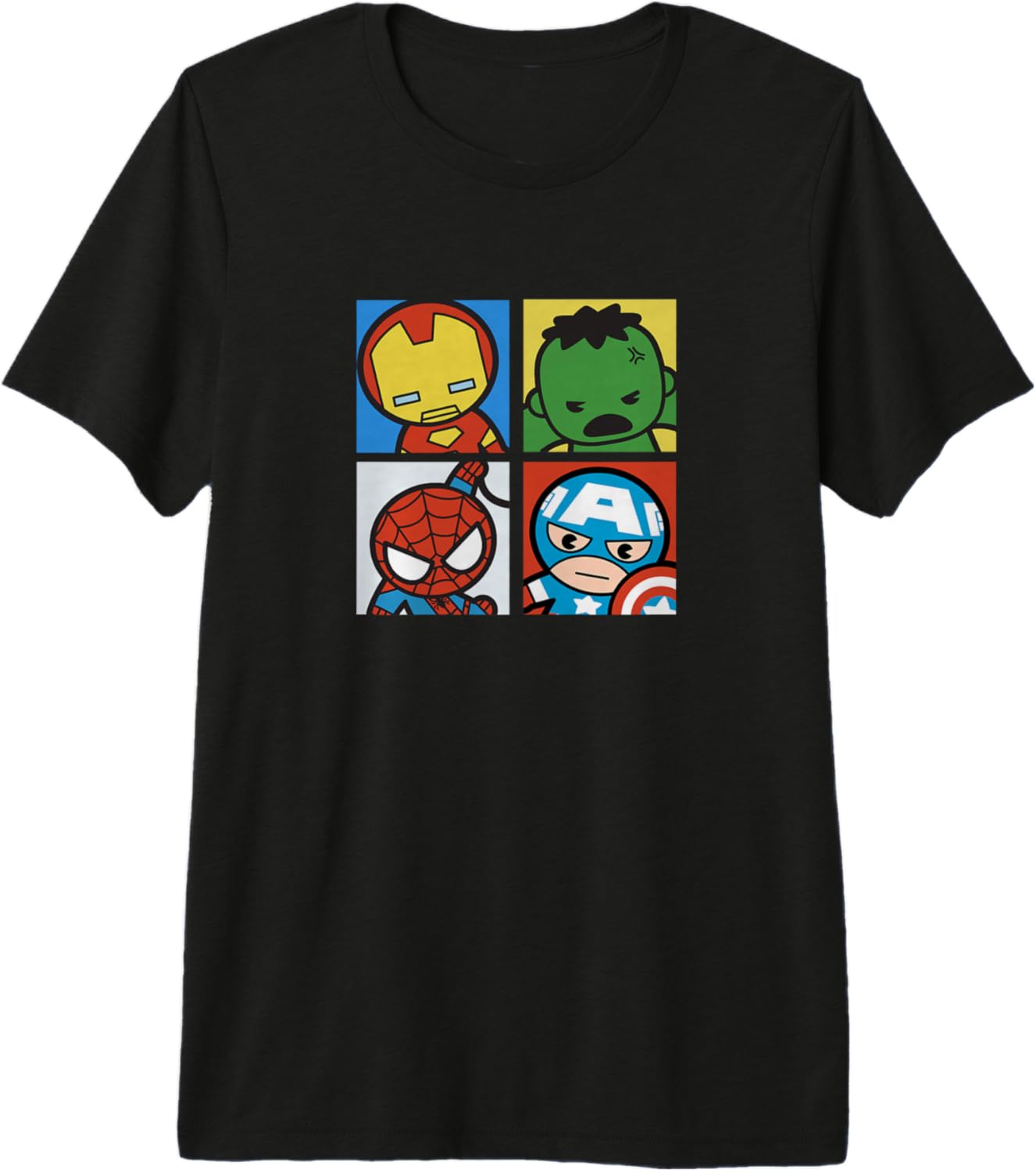Marvel Kawaii Chibi Avengers Colorful Portraits Premium