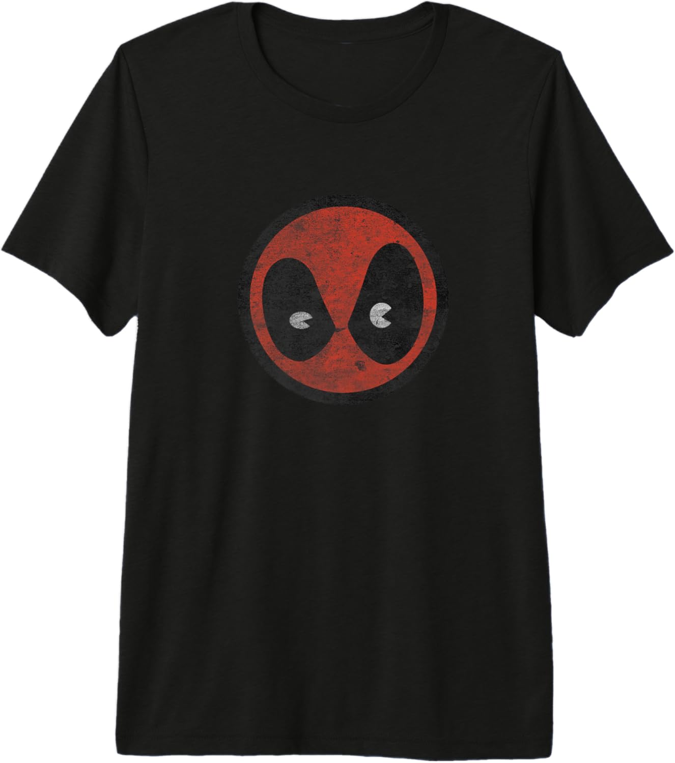 Marvel Kawaii Chibi Deadpool Big Face Shot Distressed Premium