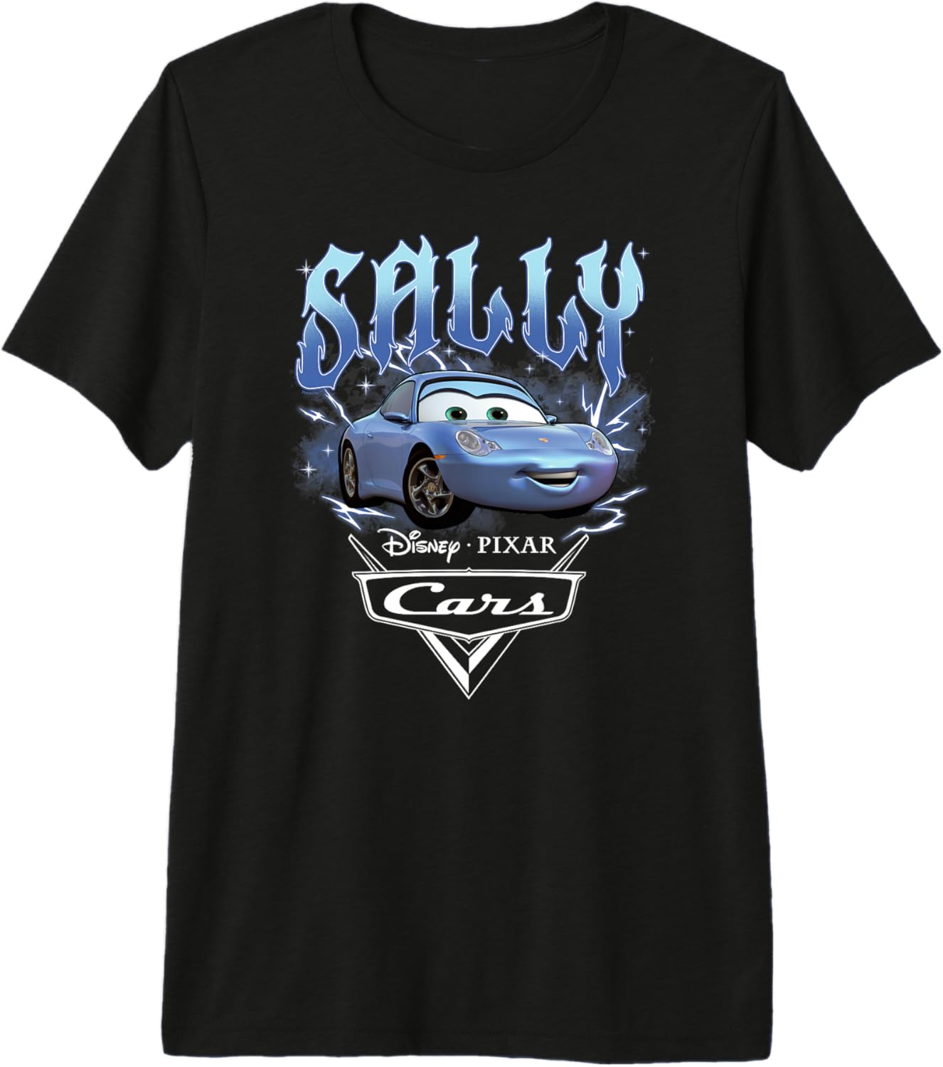 Disney Pixar Cars Sally Racer Distressed Portrait Premium Tri-Blend