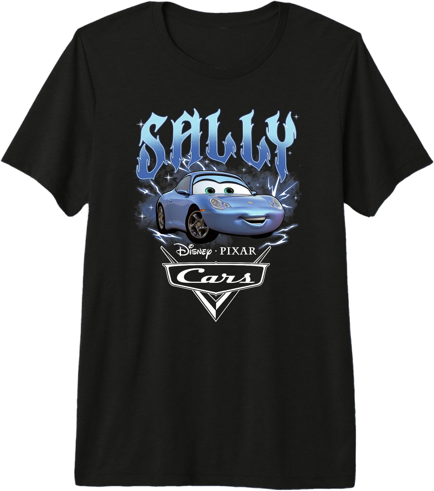 Disney Pixar Cars Sally Racer Distressed Portrait Premium Tri-Blend