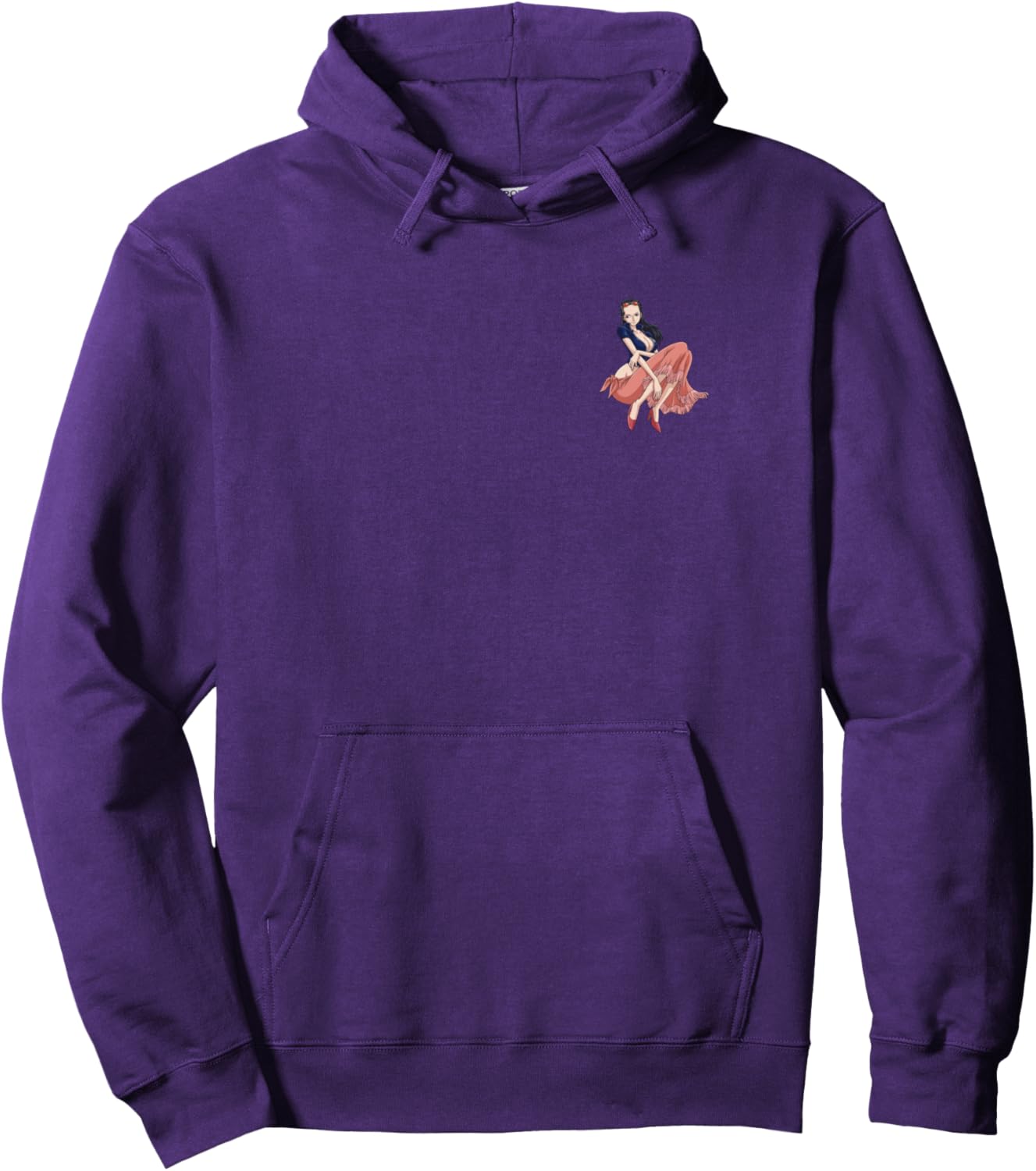 One Piece Anime Front and Back Robin Devil Child Pullover Hoodie