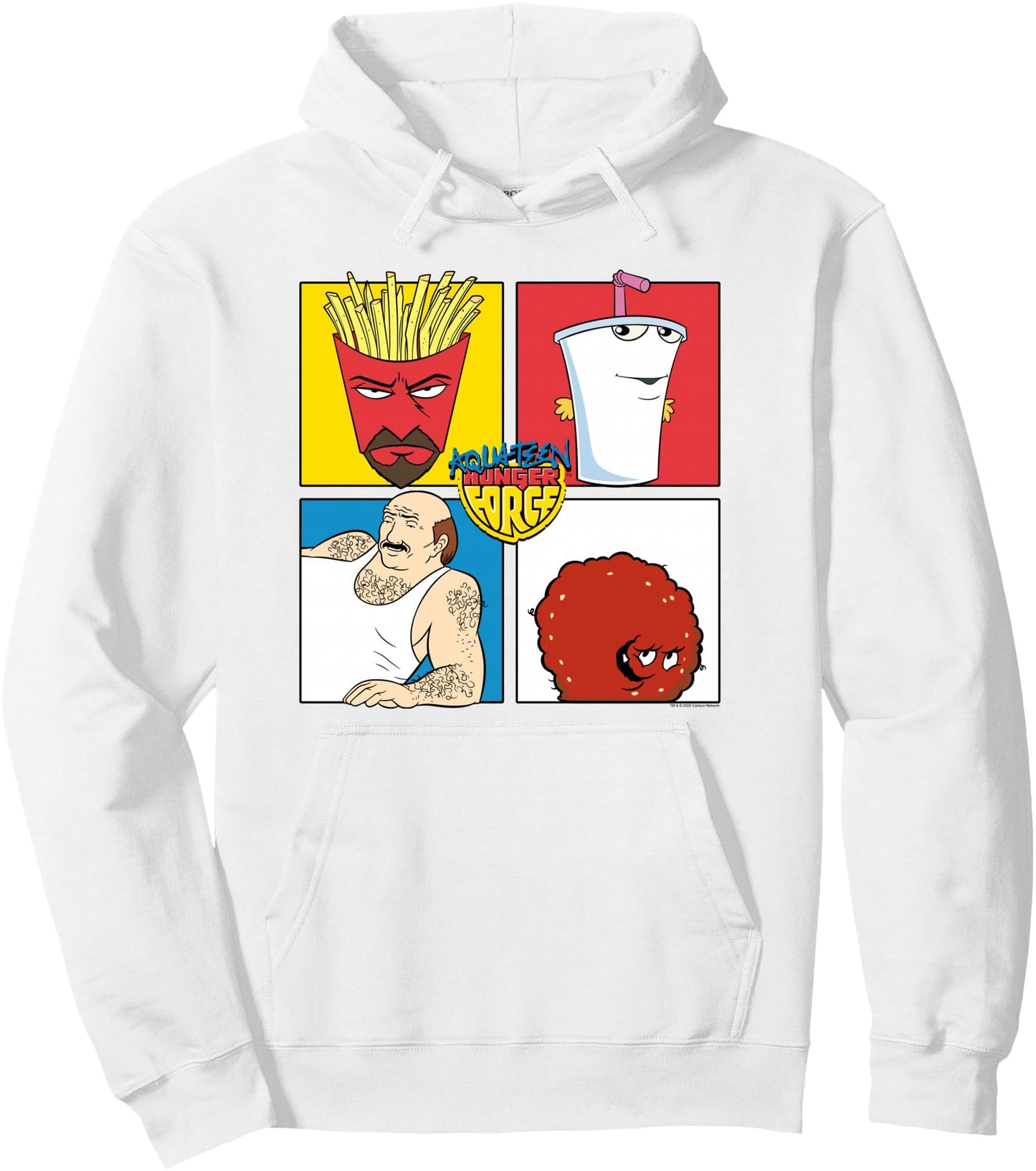 ATHF Main Characters Pop Art Portraits Funny Cartoon Pullover Hoodie