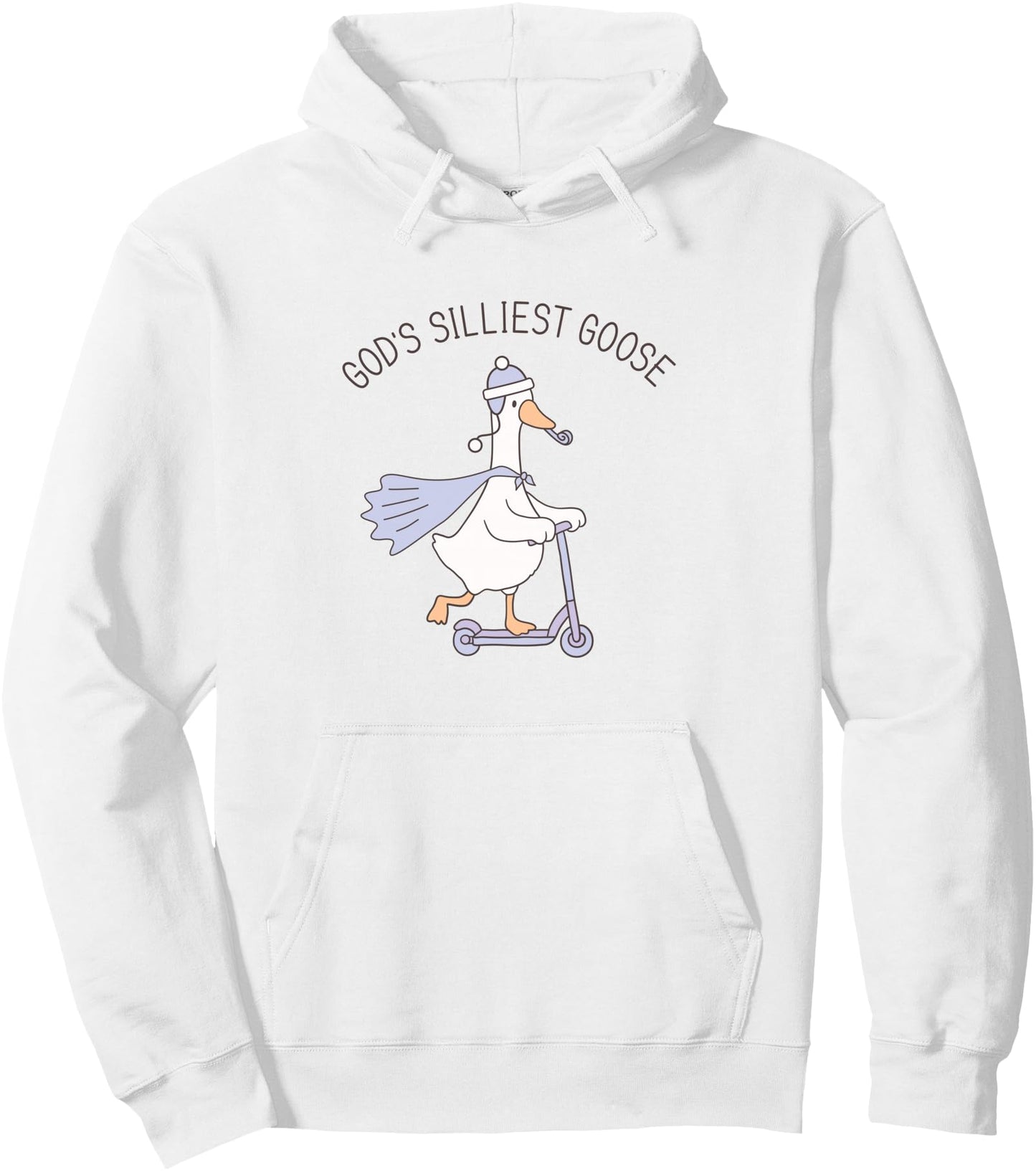 God's Silliest Goose Christian Humor Pullover Hoodie