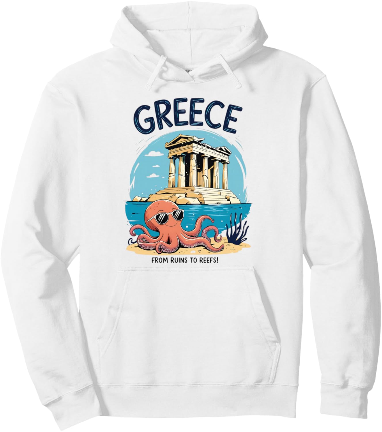 Kids Souvenir from Greece Athens Greek Family Ideas Girls Pullover Hoodie