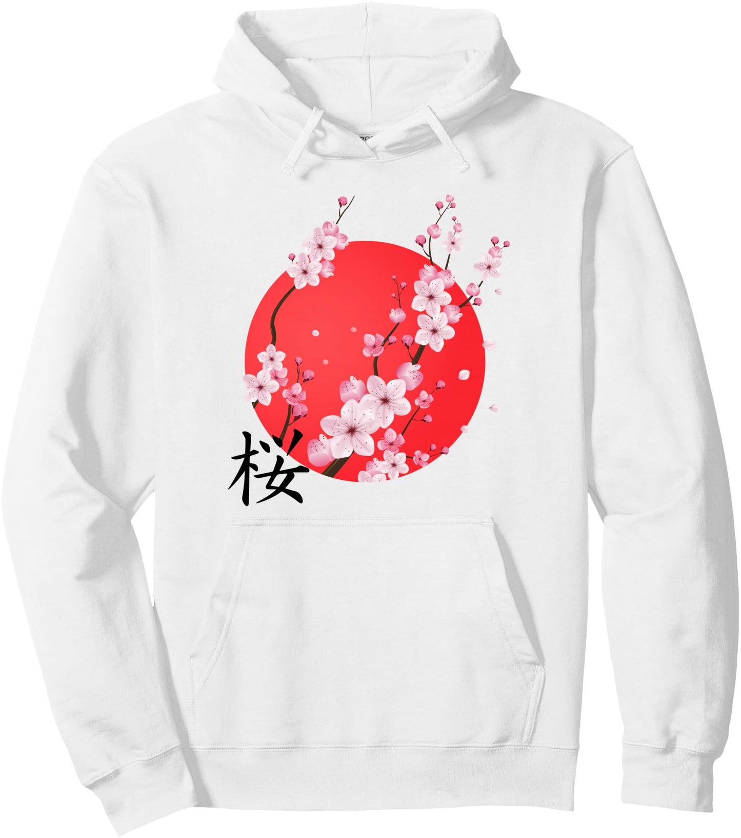 Cherry Blossom Shirt Sakura Japanese Graphical Art, Sakura Pullover Hoodie