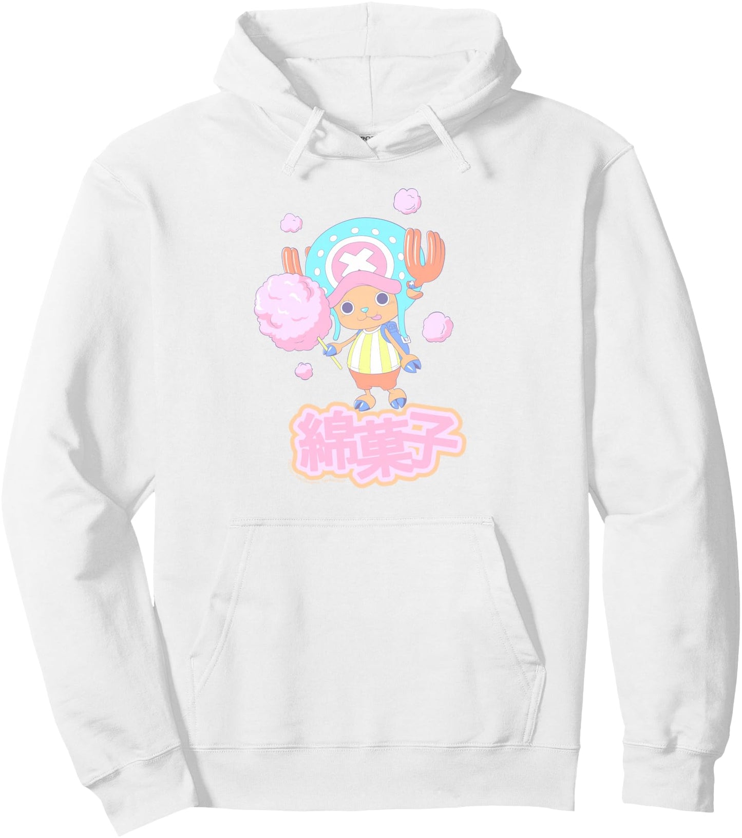 One Piece Anime Tony Tony Chopper Cotton Candy Pullover Hoodie