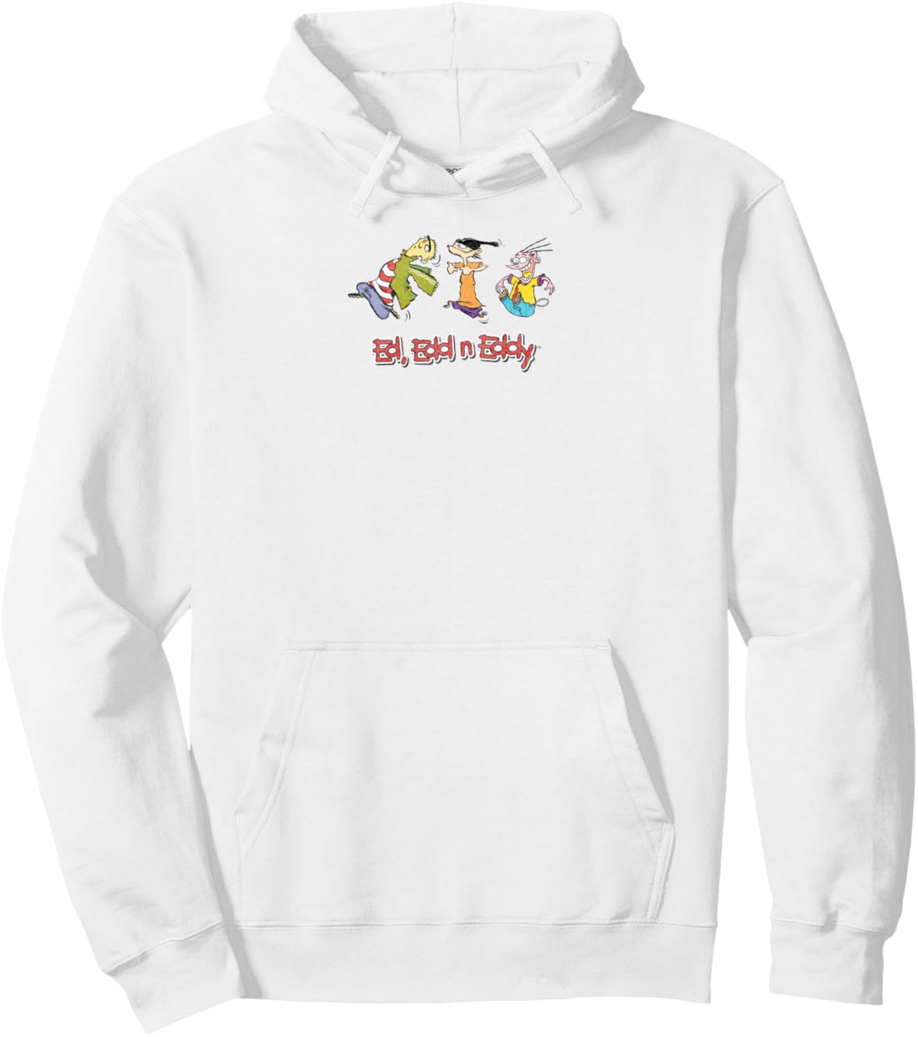 Ed, Edd N Eddy Front and Back Gang in the Alley Cartoon Pullover Hoodie