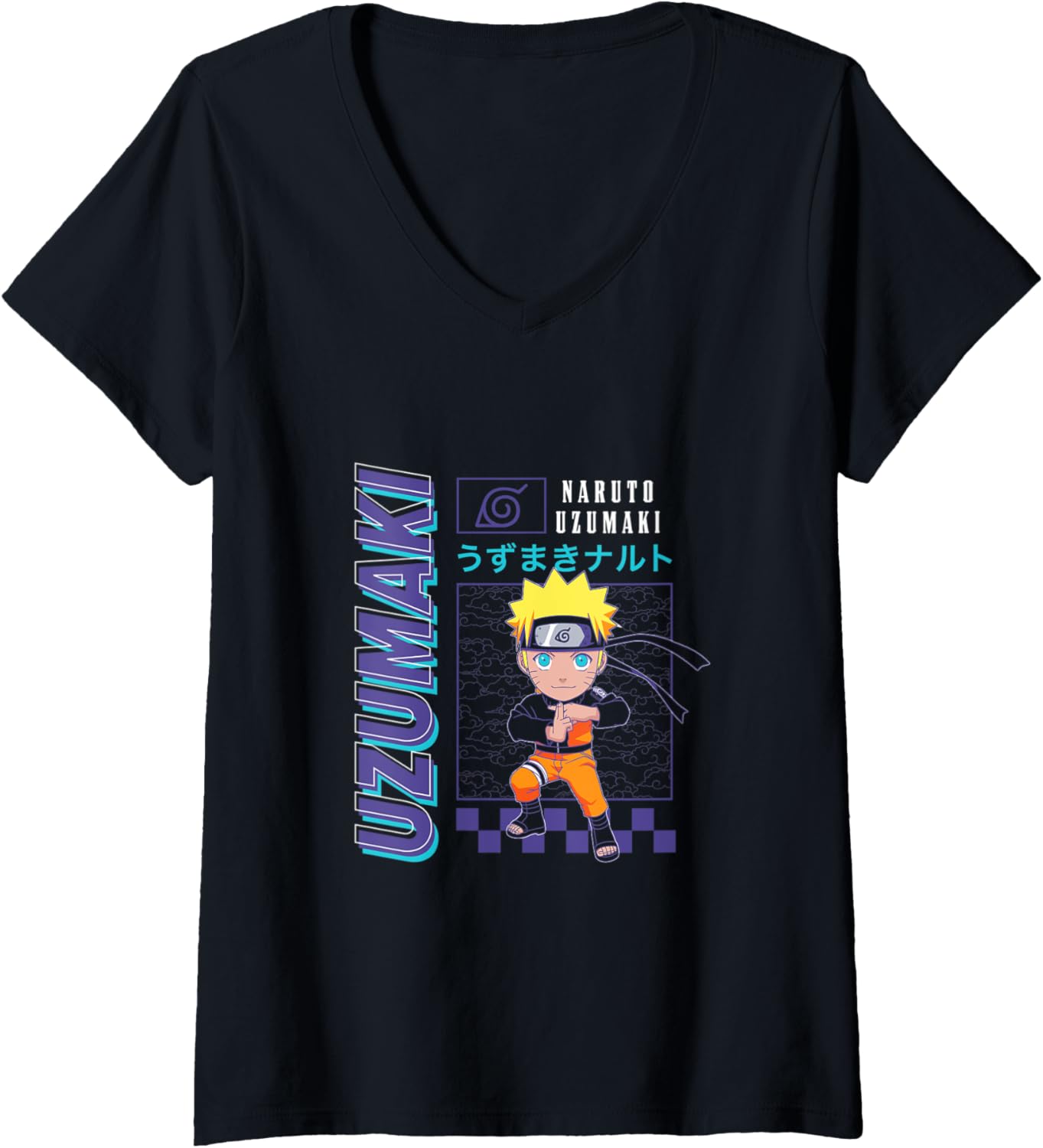 Naruto Shippuden Uzumaki Chibi V-Neck