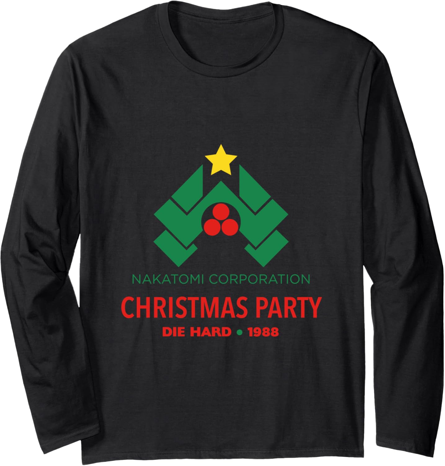 20th Century Fox Die Hard Nakatomi Corporation Christmas Party 1988 Long Sleeve T-Shirt