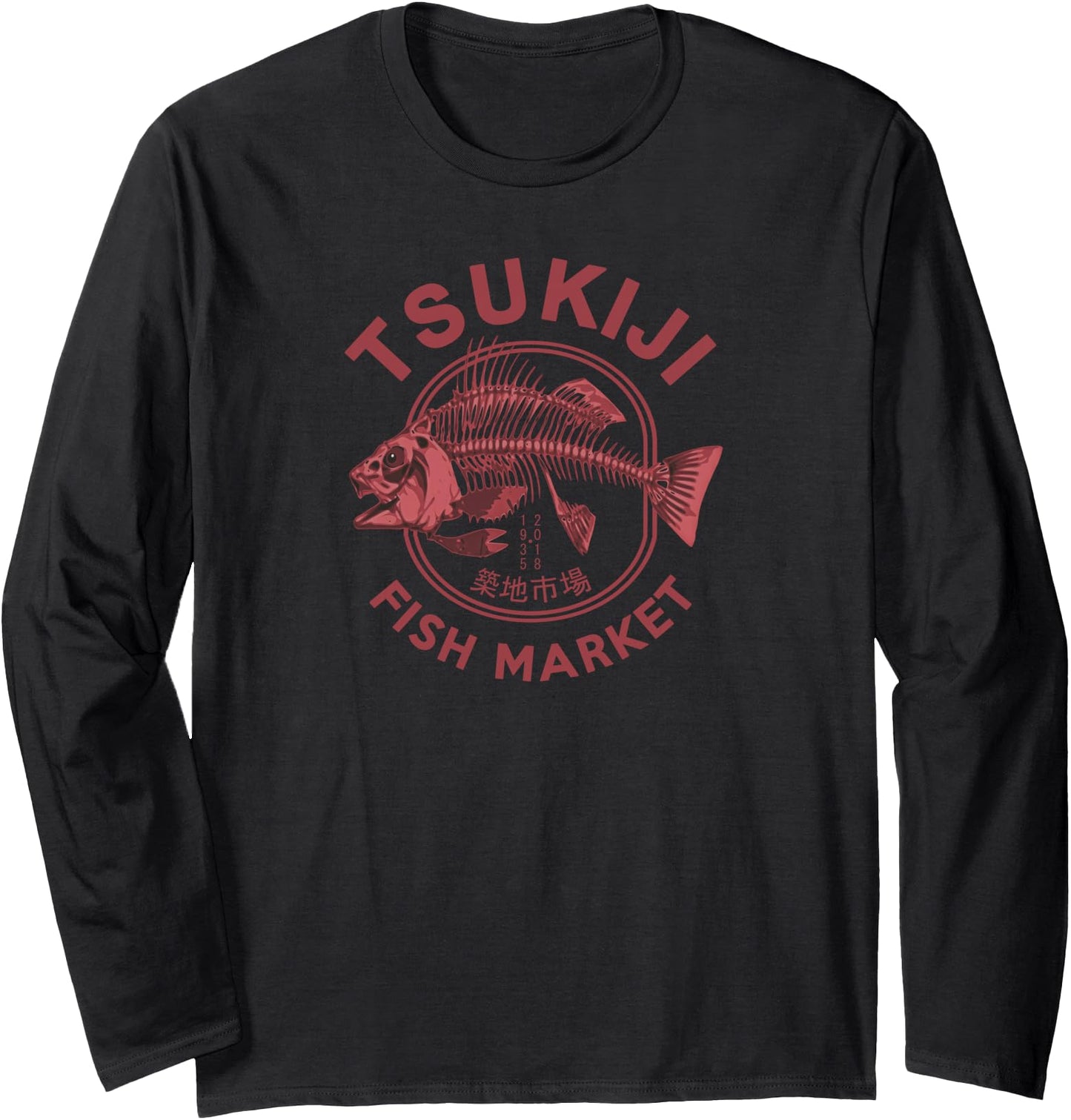 Tsukiji Fish Market Tokyo Japan Long Sleeve