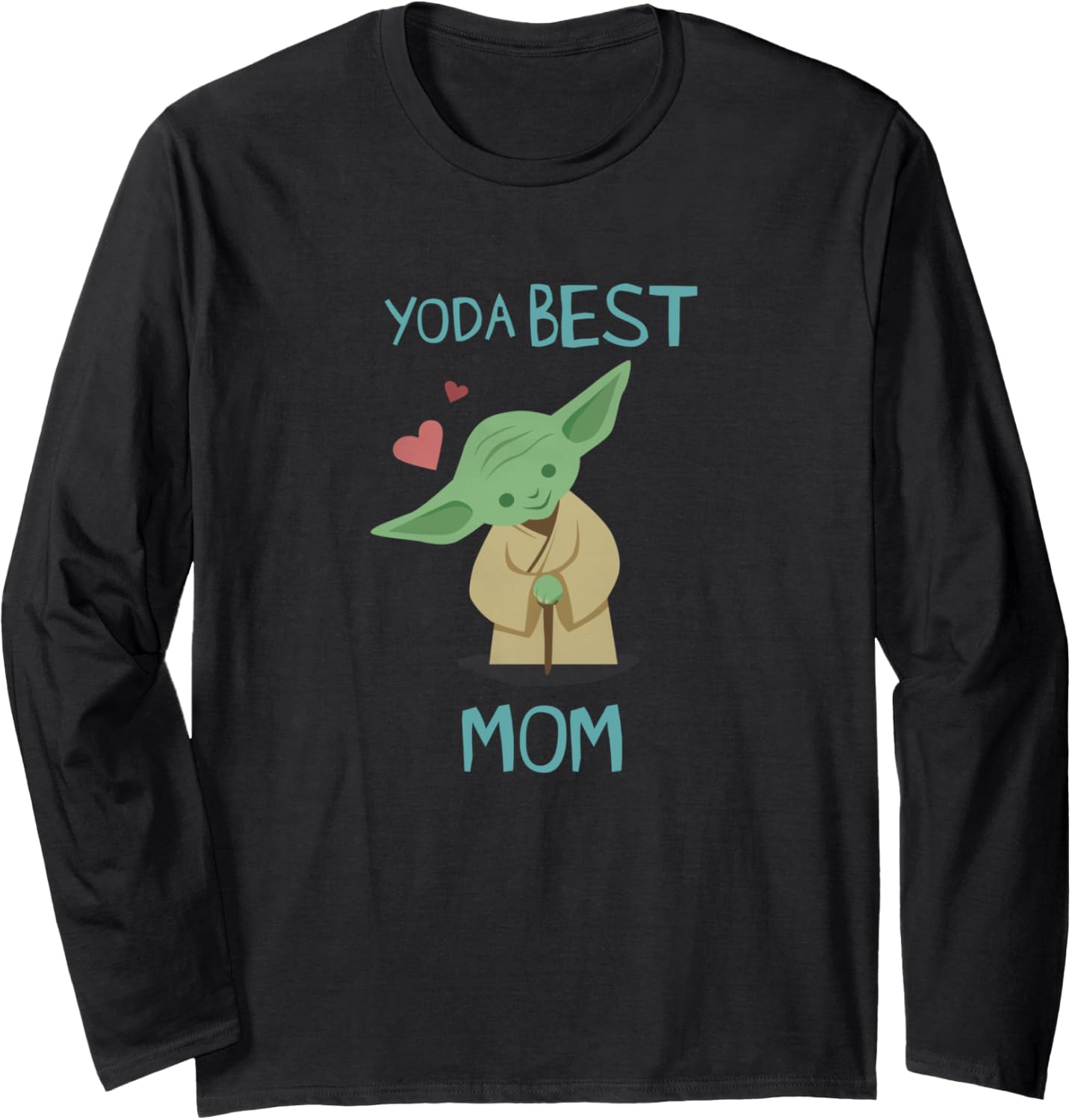 Star Wars Yoda Best Mom Yoda Chibi Portrait Long Sleeve