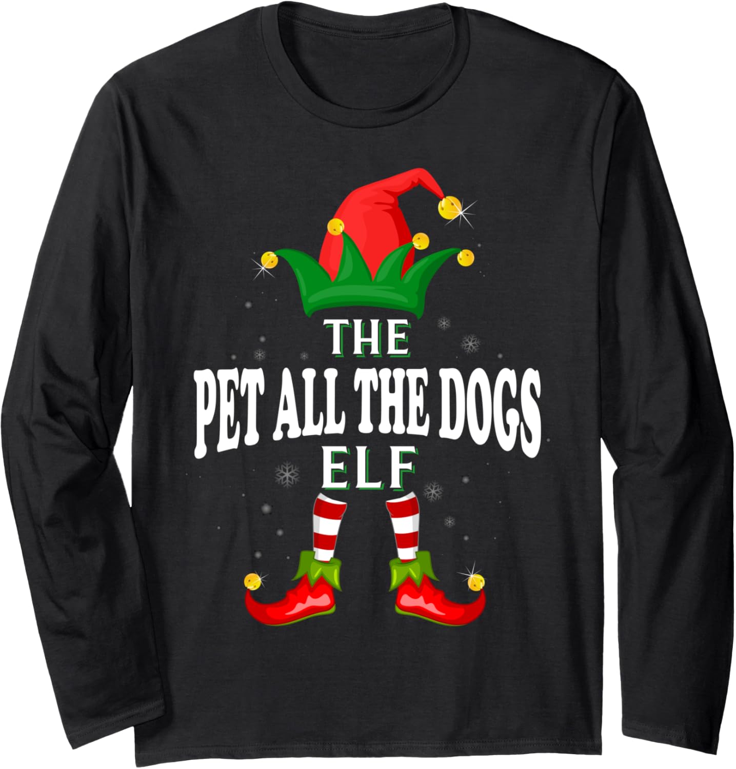 Xmas Pet all the dogs Elf Family Matching Christmas Pajama Long Sleeve