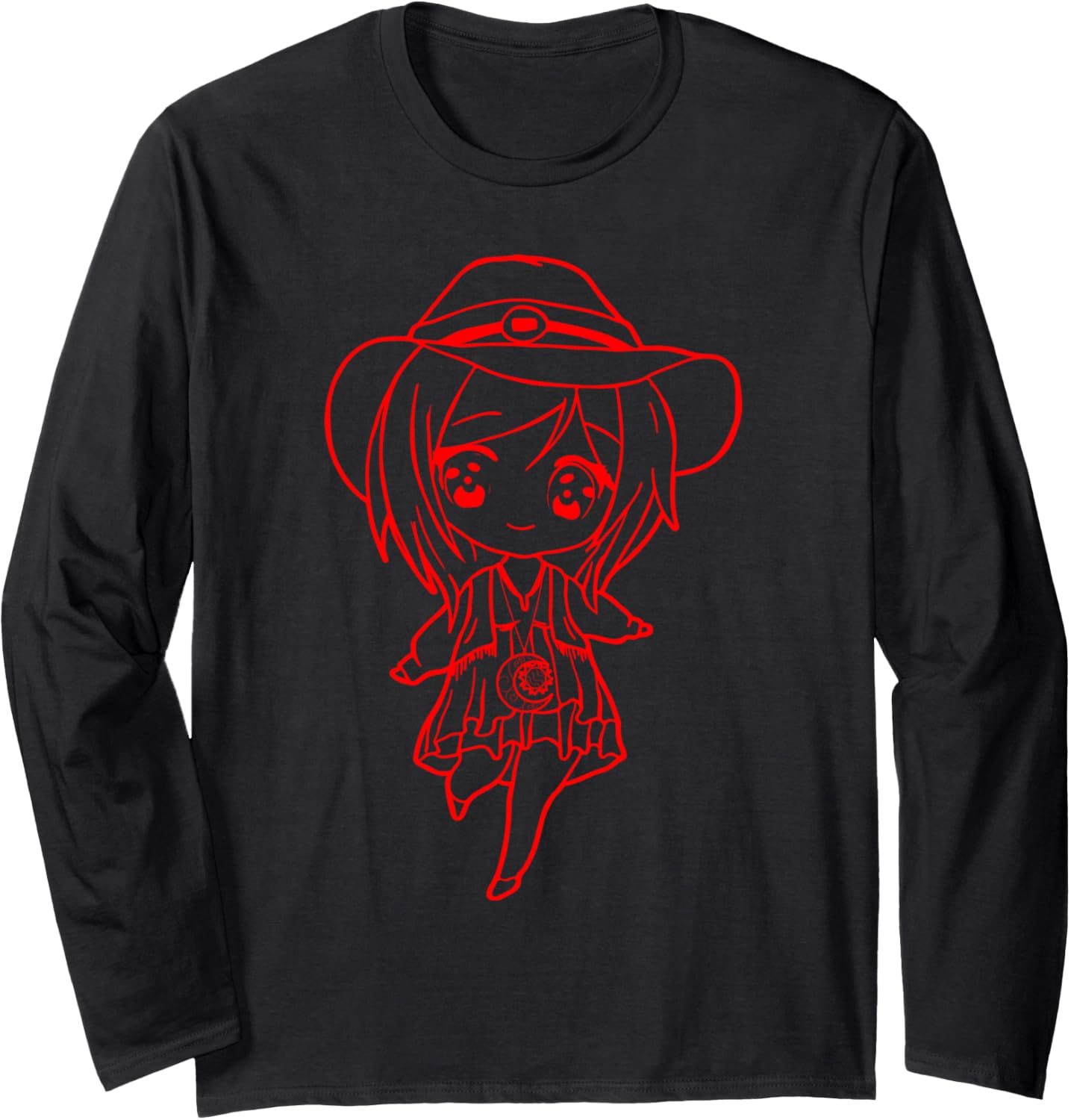 Bohemian Aesthetic Japanese Anime Girl Chibi Celestial Long Sleeve