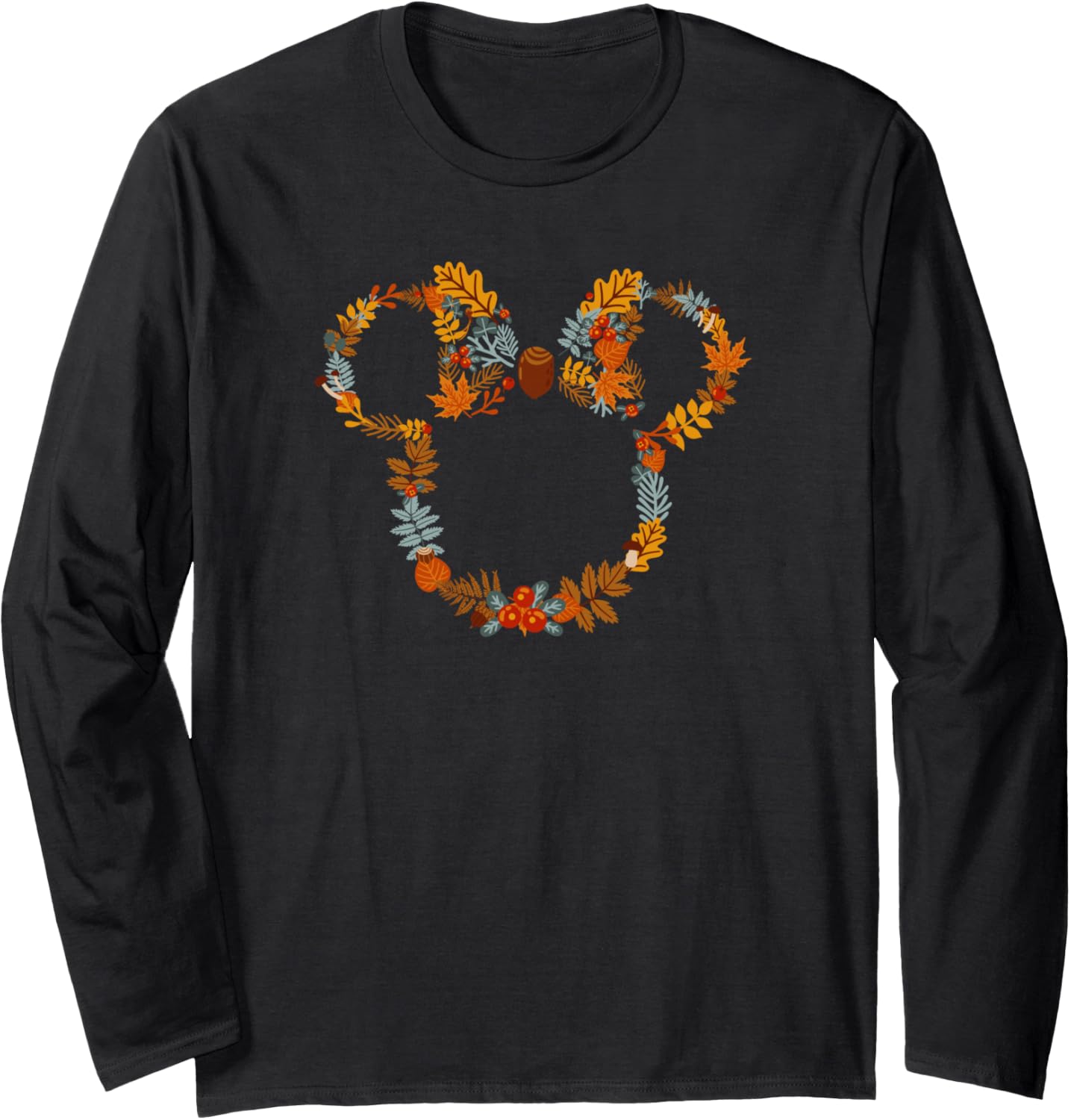 Disney Mickey And Friends Autumn Foliage Mickey Ears Long Sleeve