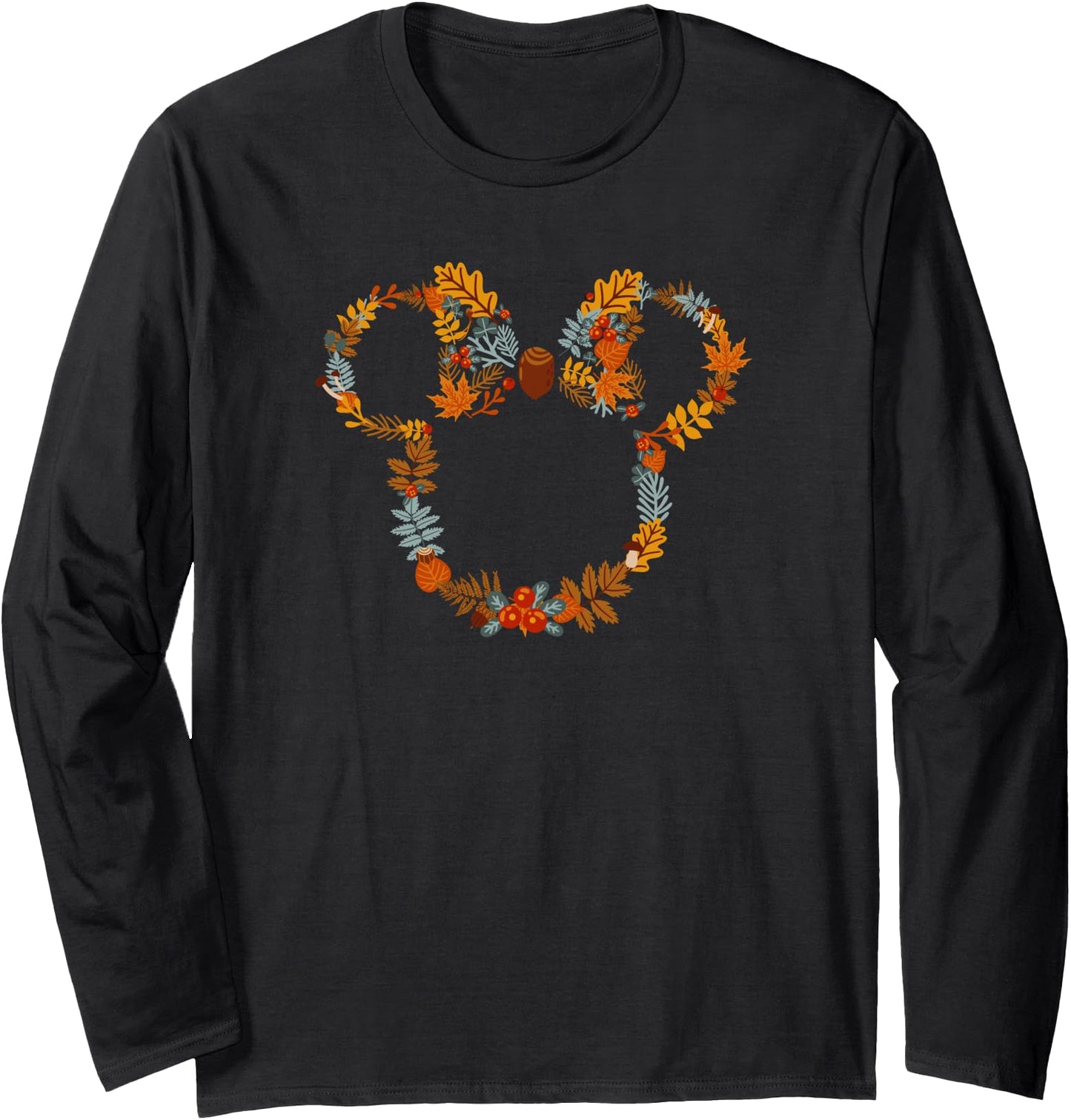 Disney Mickey And Friends Autumn Foliage Mickey Ears Long Sleeve