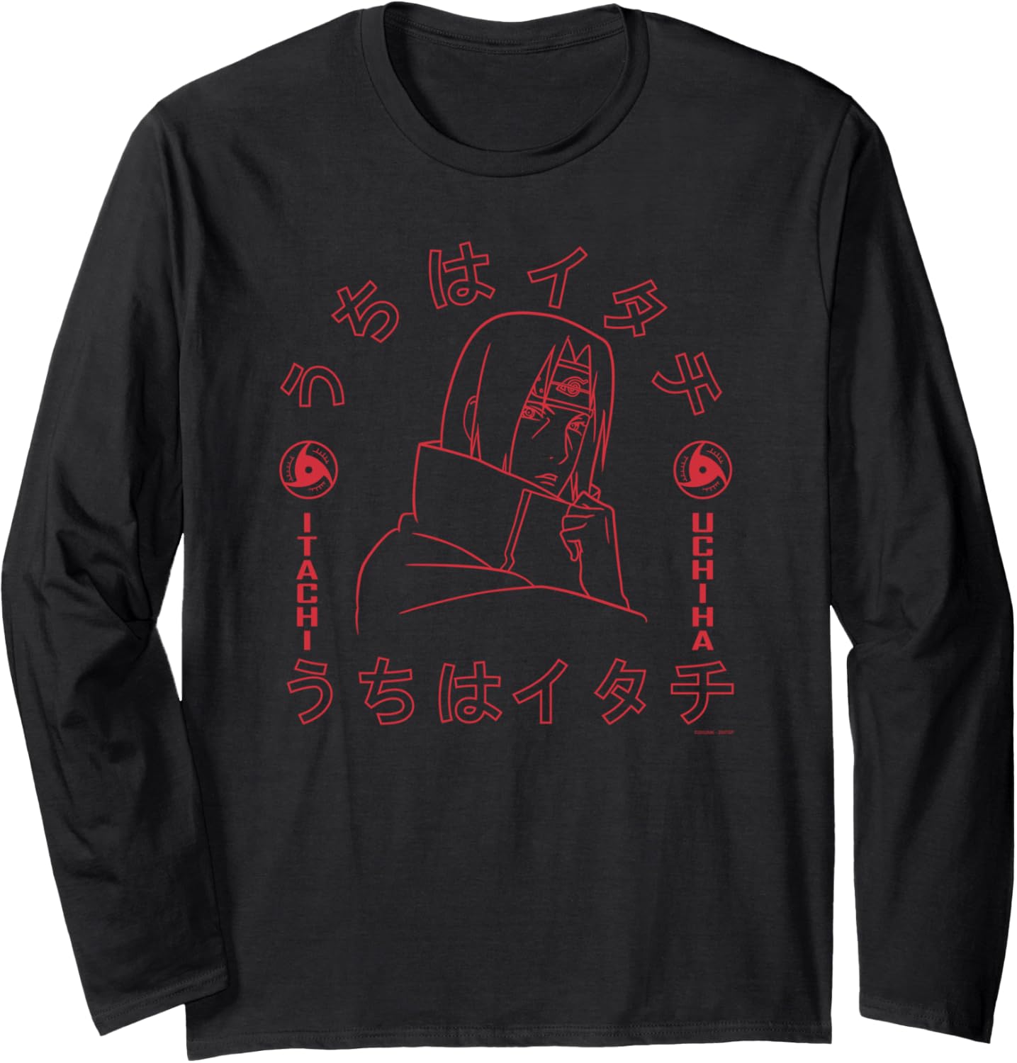 Naruto Shippuden Itachi of the Sharingan Long Sleeve